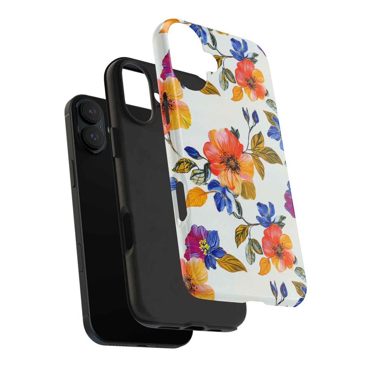 In Bloom | Colorful Florals Tough Phone Cases