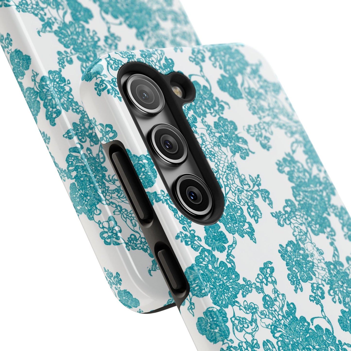 Boho Bliss | Teal on White Lace