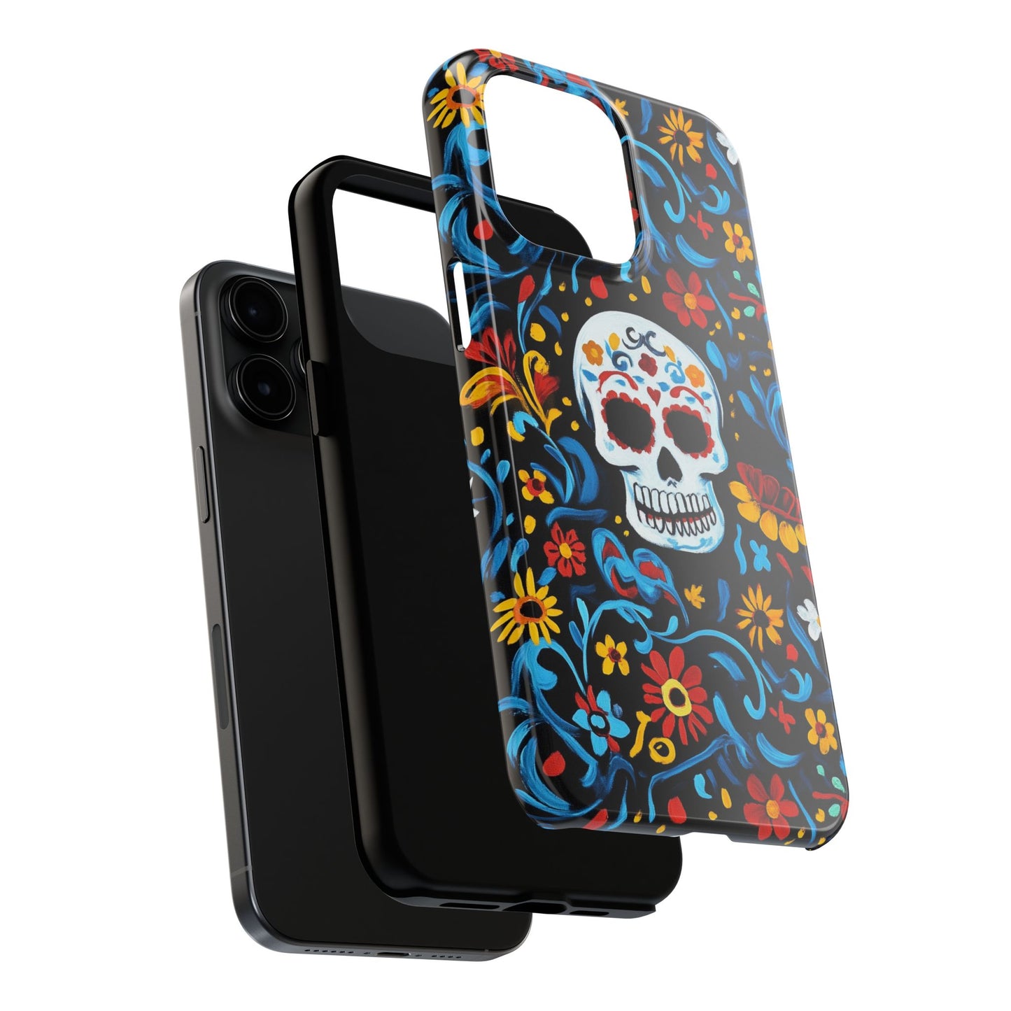 Mexicana de Corazon | Day of the Dead Tough Phone Case, Sugar Skull