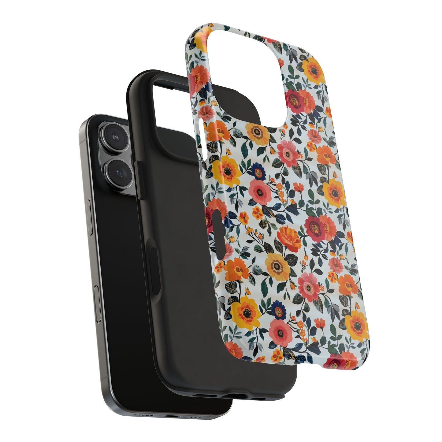 In Bloom | Small Colorful Flowers Tough Phone Cases
