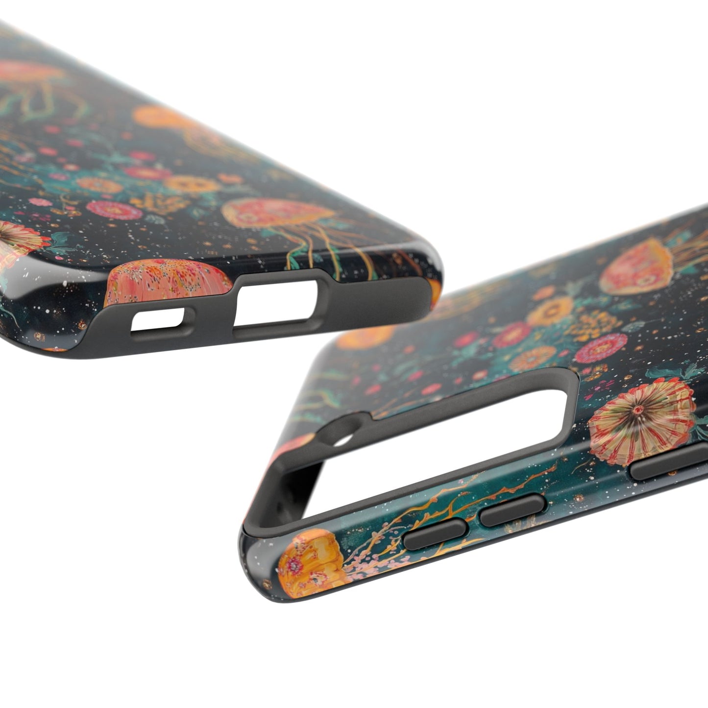 Under the Sea | Jellyfish Phone Cases, Floral Ocean Design, Sea Creature Protective Cover, Unique Tech Accessories, Underwater Theme Gifts, Tough Phone