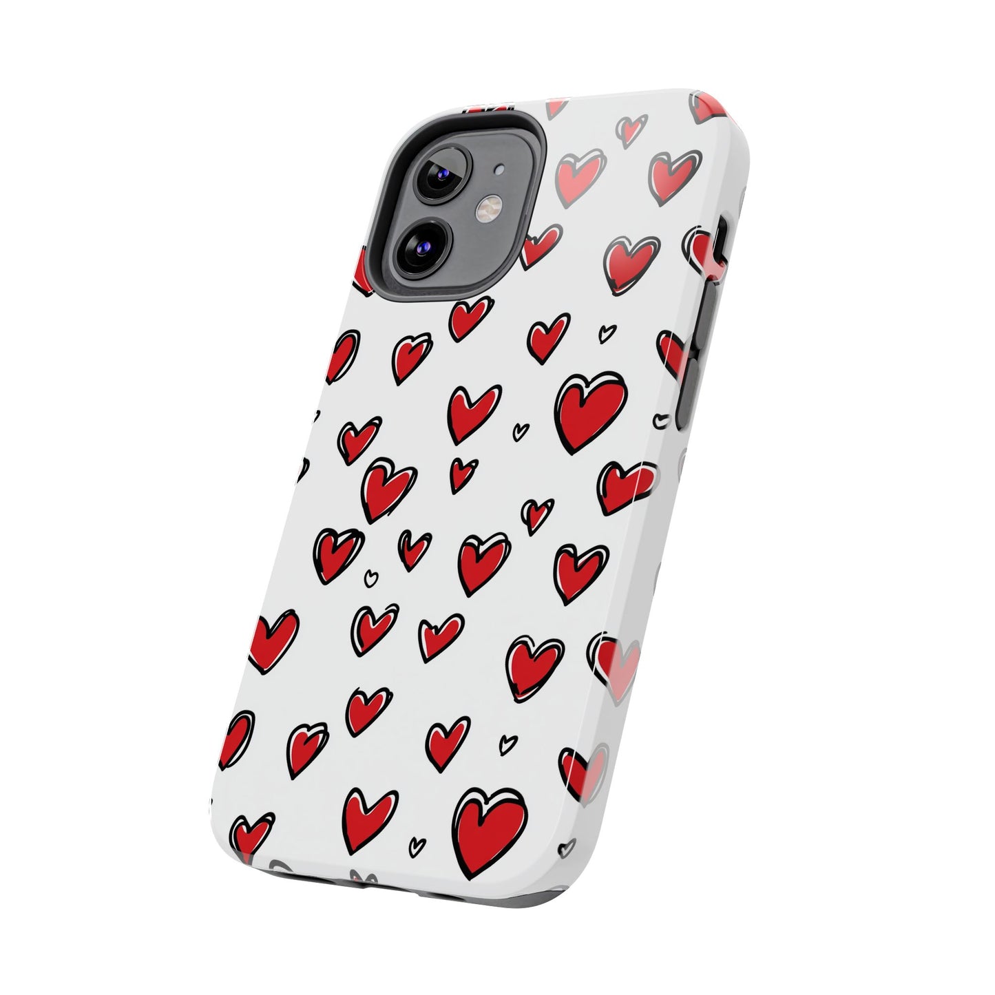 Love is in the Air | Red Hearts Tough Phone Case