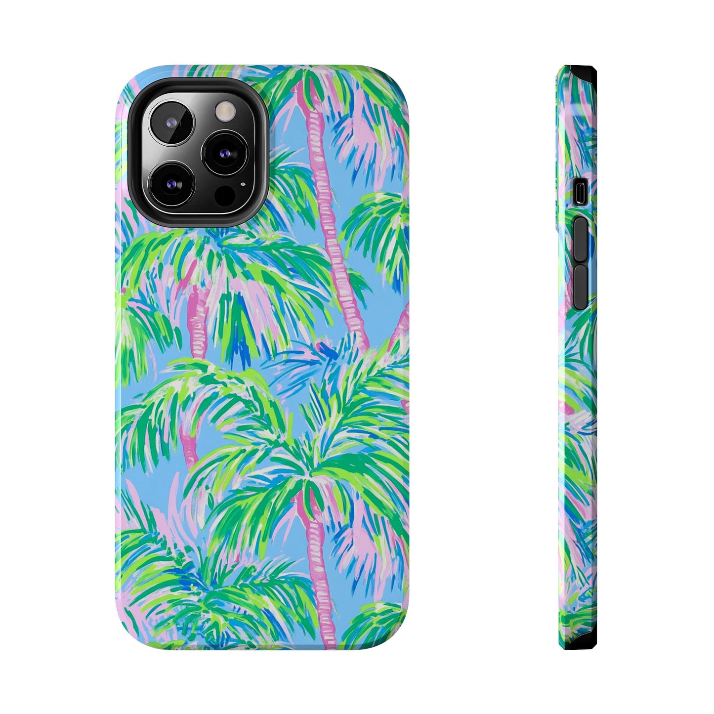 Nature Lover | Colorful Painted Palm Trees Phone Case