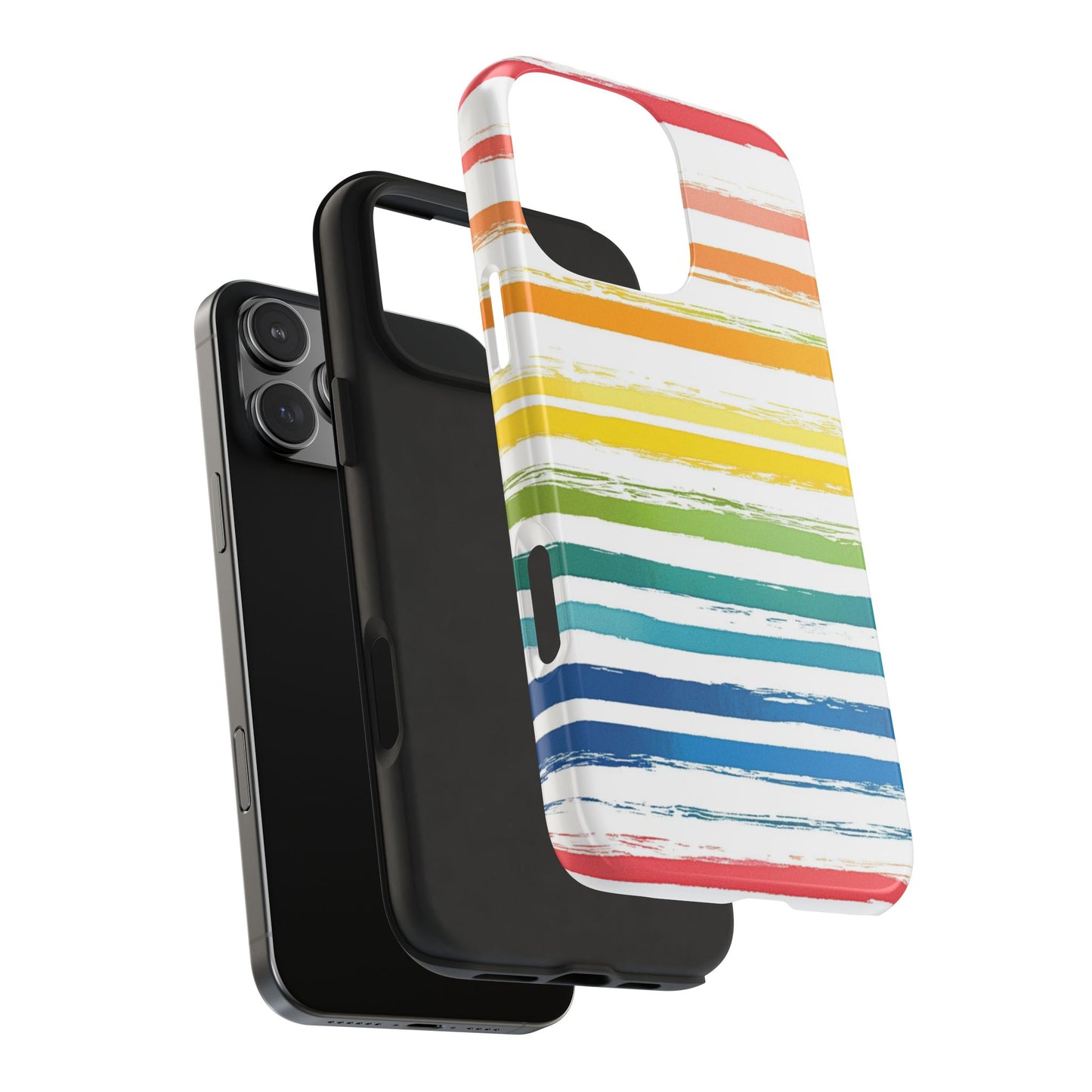 Vibrant Lines | Rainbow Stripes Phone Case