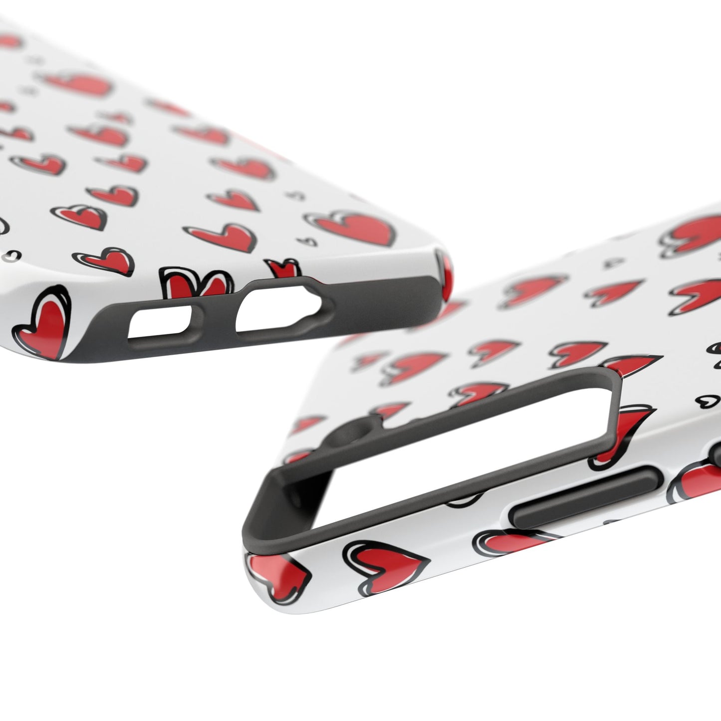 Love is in the Air | Red Hearts Tough Phone Case