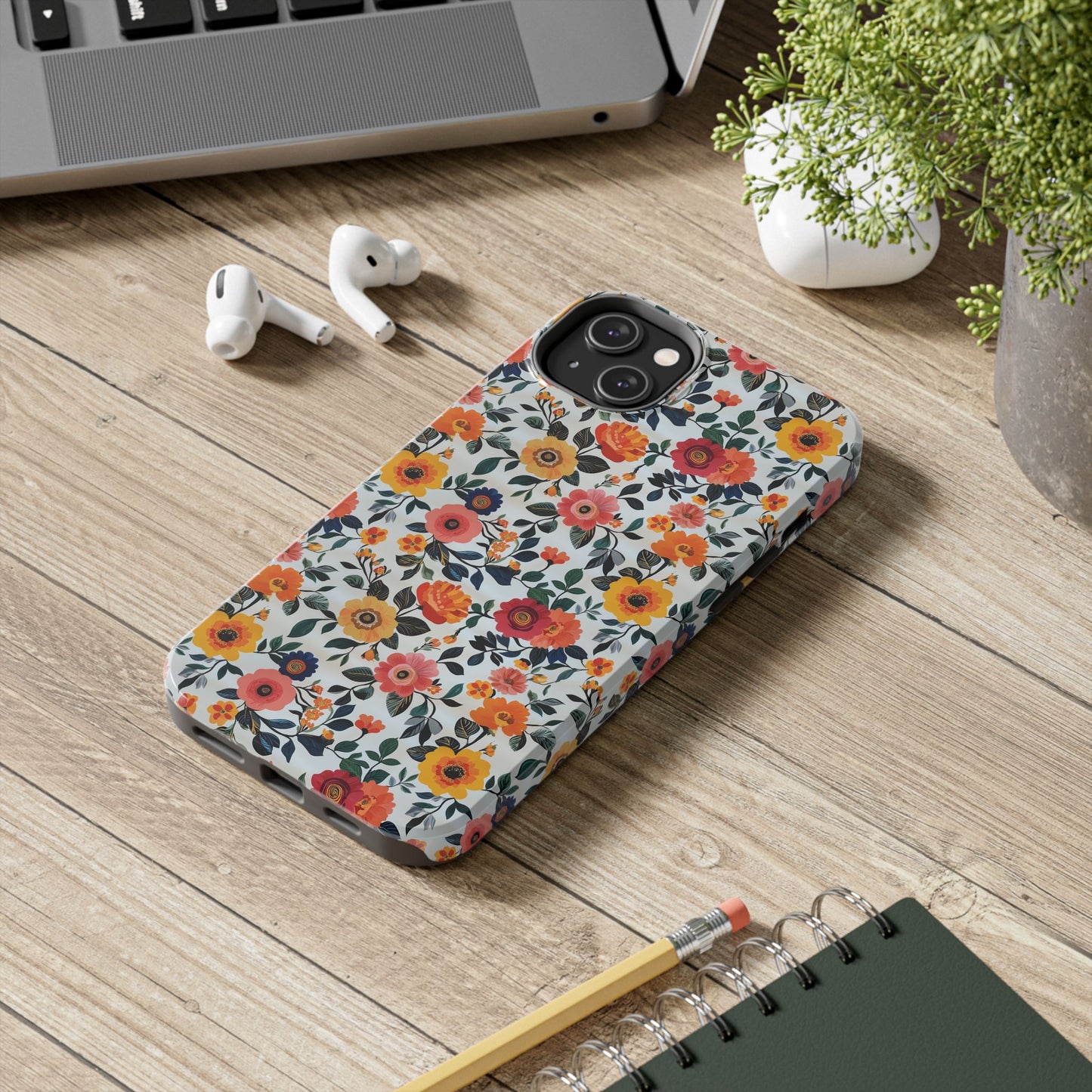 In Bloom | Small Colorful Flowers Tough Phone Cases