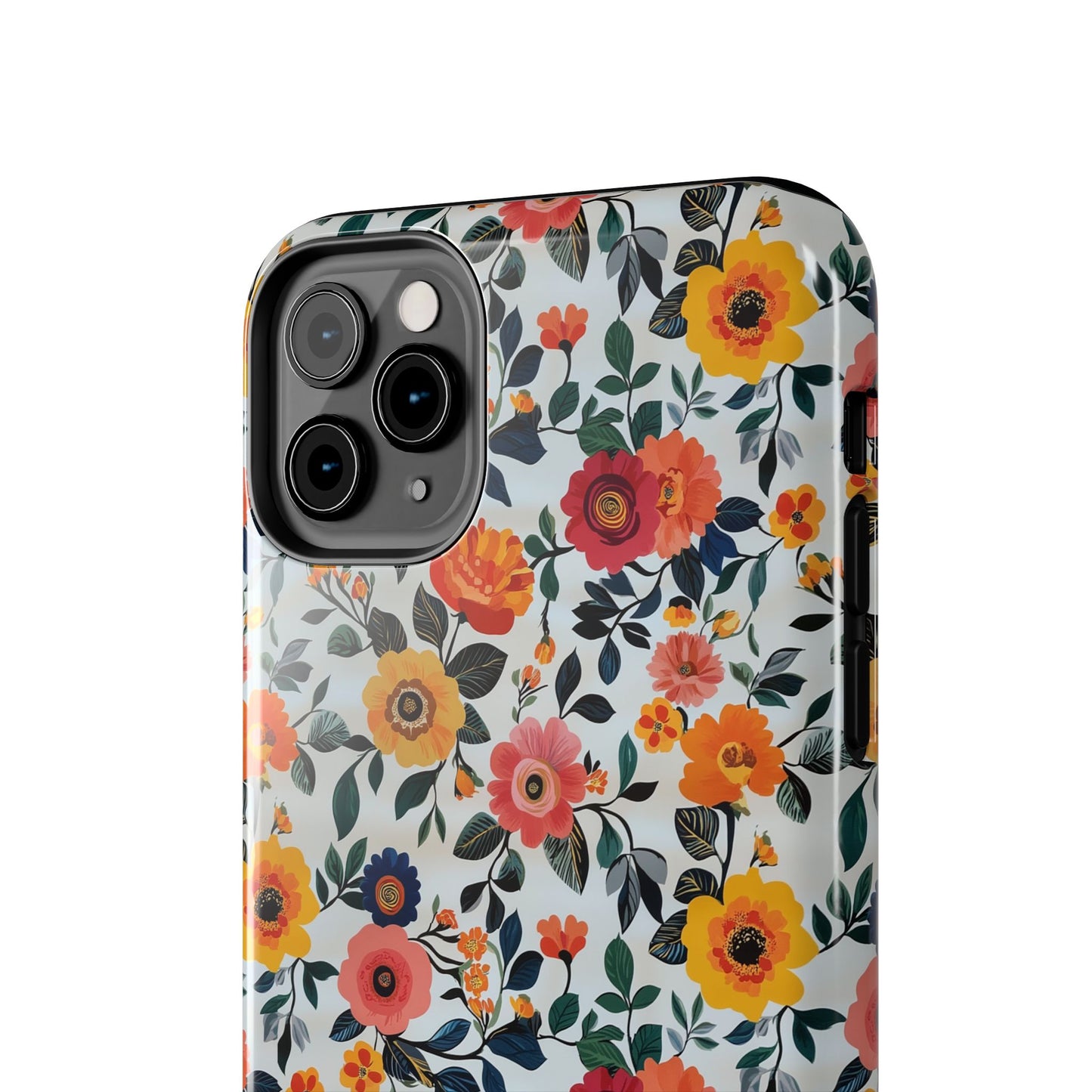 In Bloom | Small Colorful Flowers Tough Phone Cases
