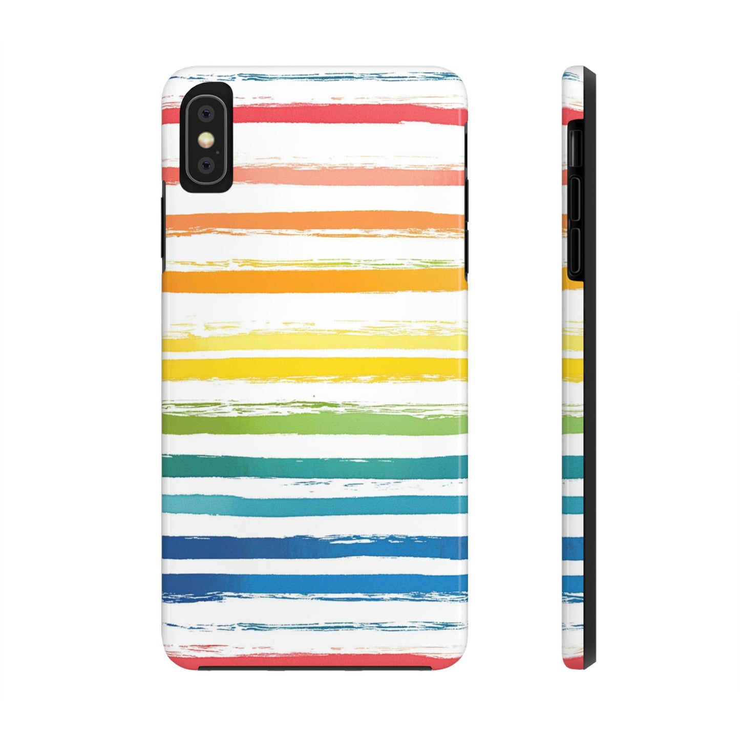 Vibrant Lines | Rainbow Stripes Phone Case