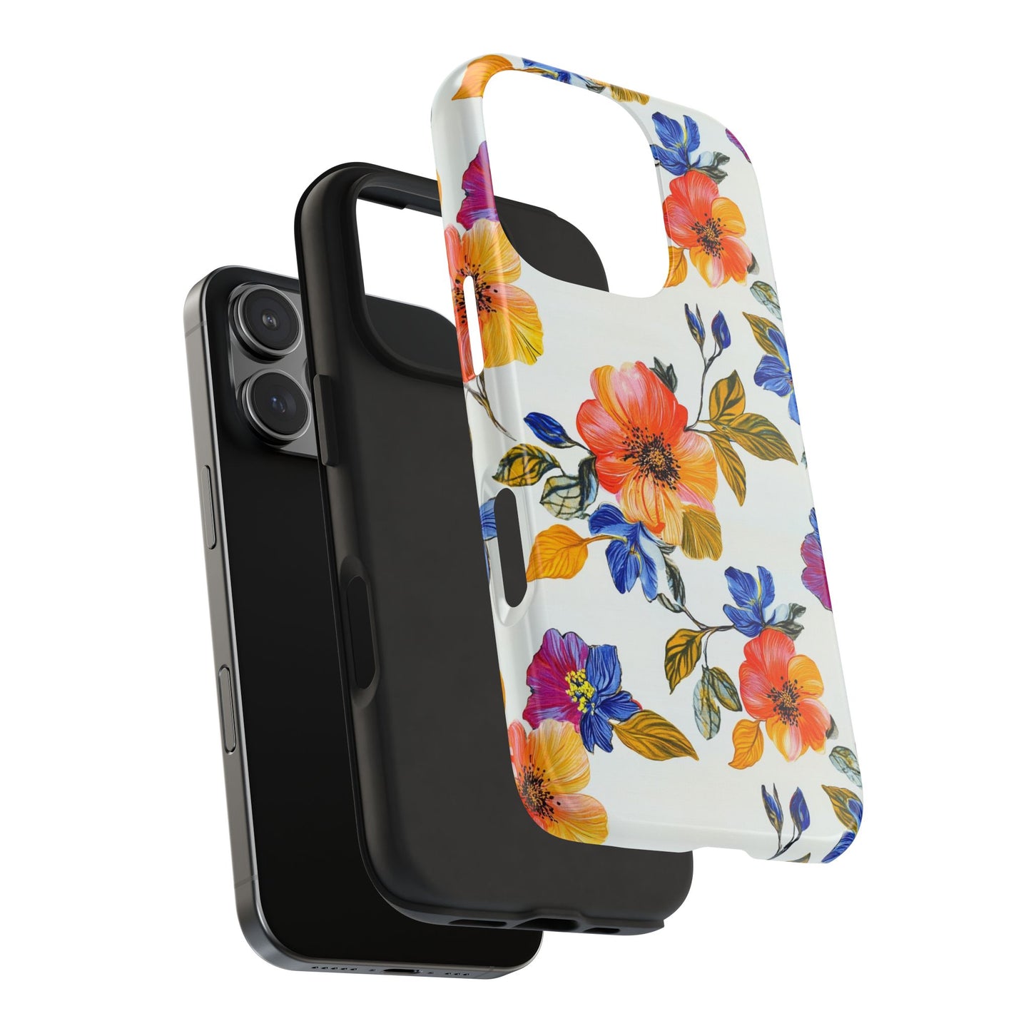 In Bloom | Colorful Florals Tough Phone Cases