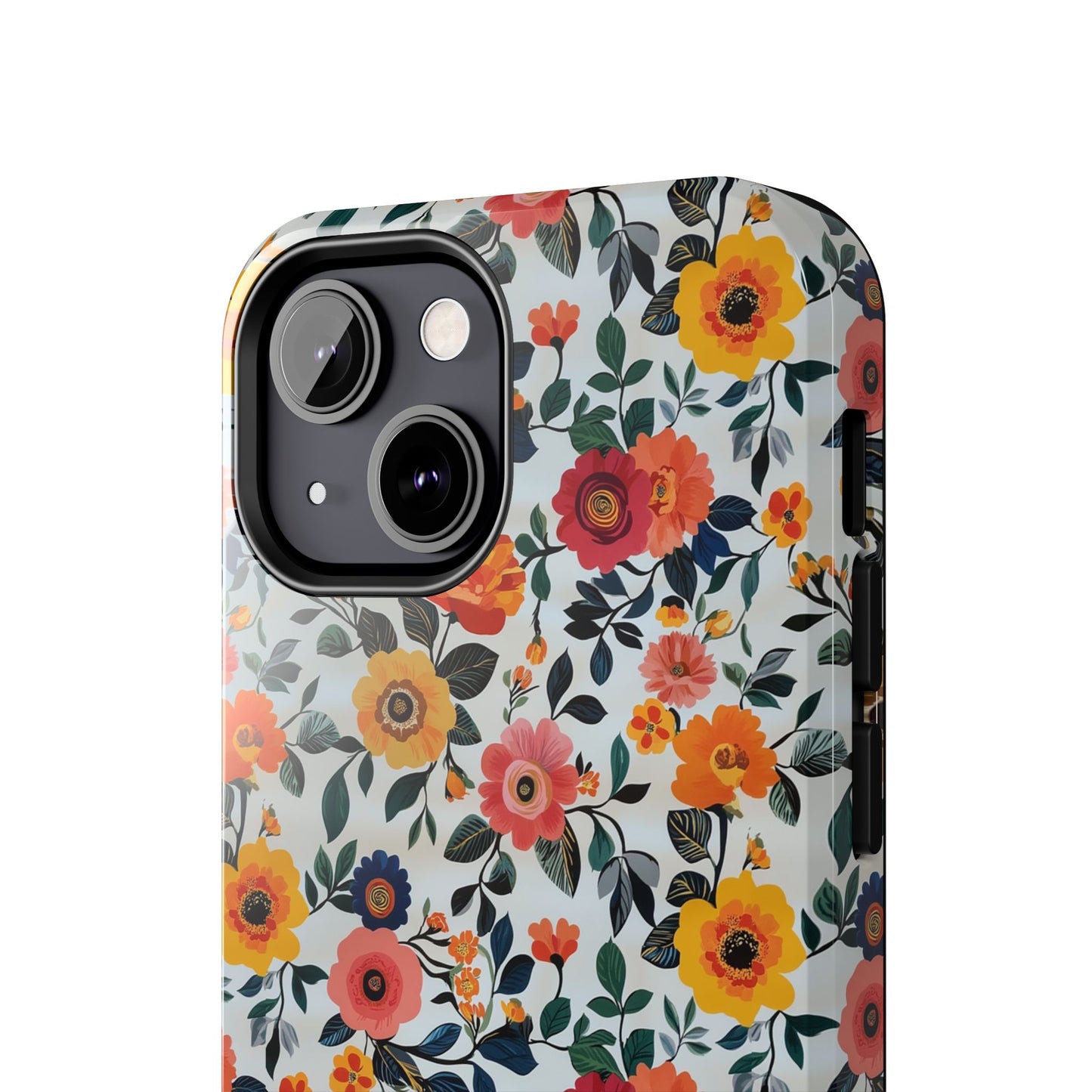 In Bloom | Small Colorful Flowers Tough Phone Cases