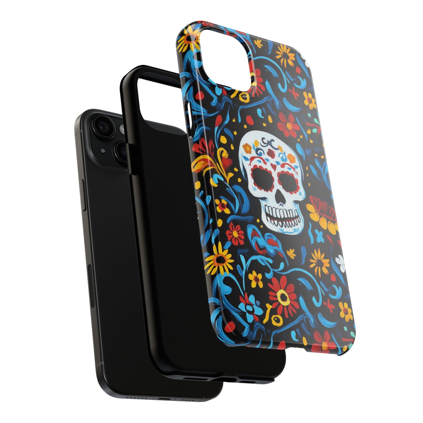 Mexicana de Corazon | Day of the Dead Tough Phone Case, Sugar Skull