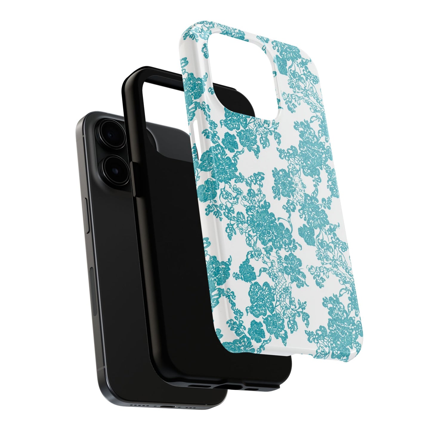 Boho Bliss | Teal on White Lace