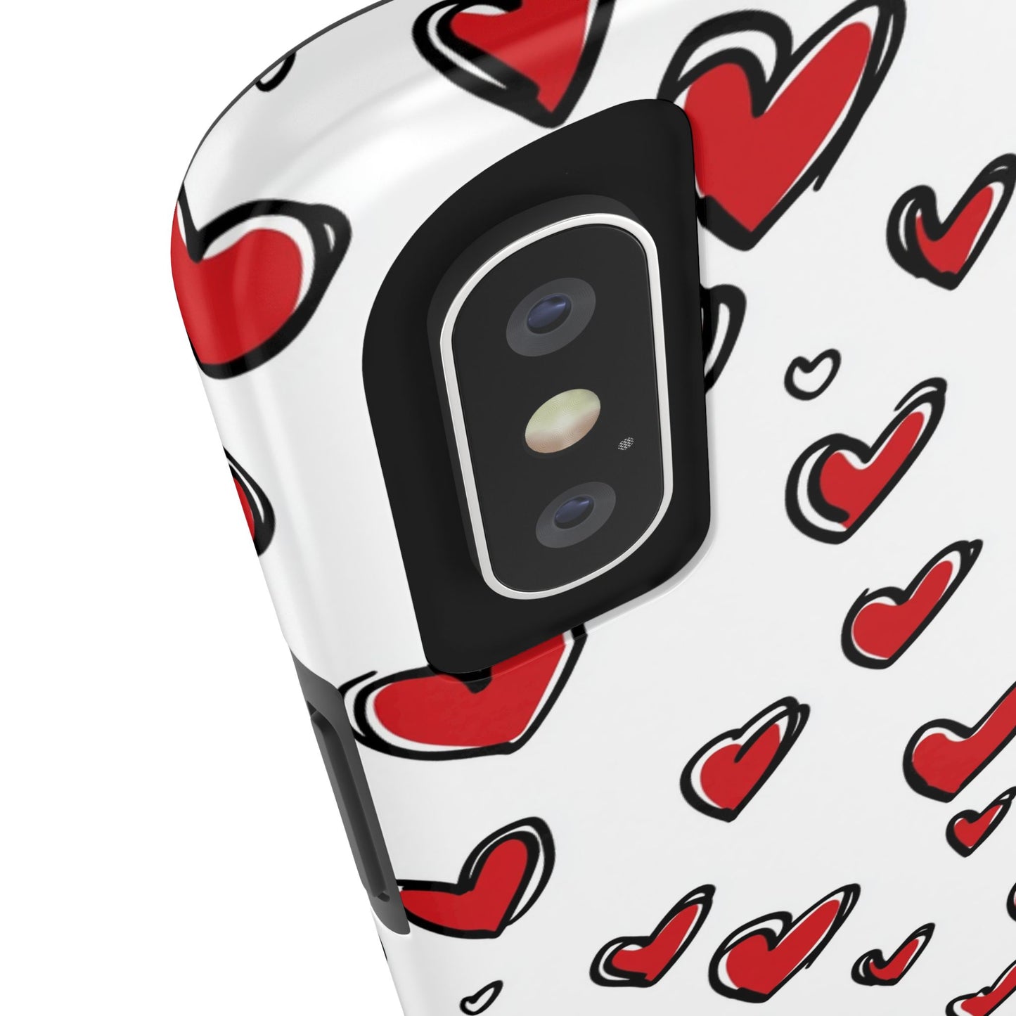 Love is in the Air | Red Hearts Tough Phone Case
