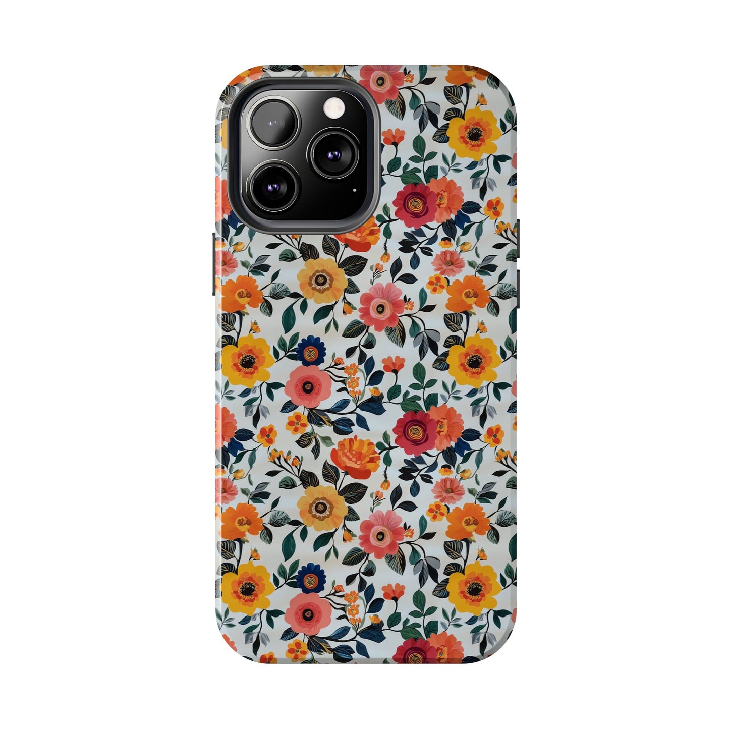In Bloom | Small Colorful Flowers Tough Phone Cases