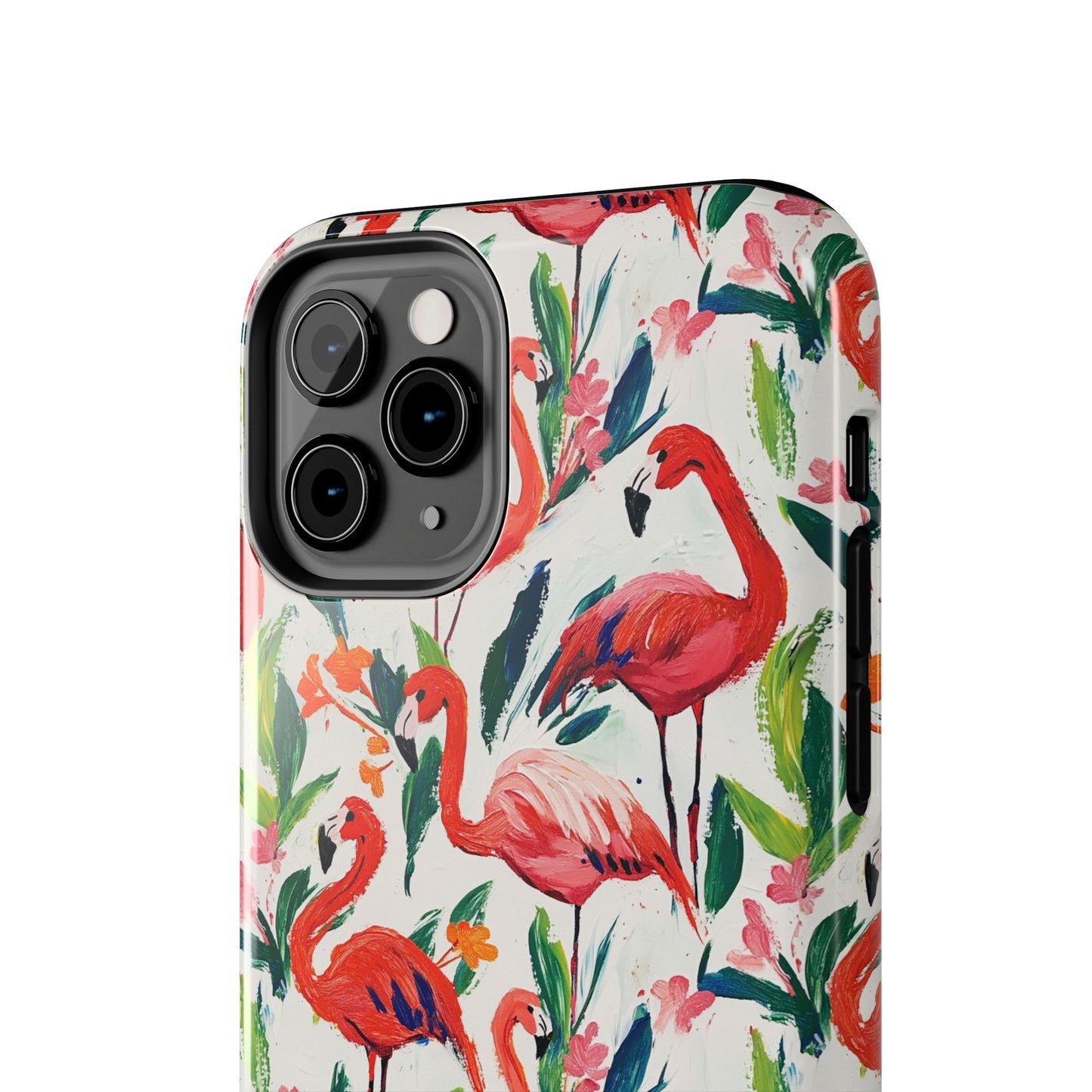 Animal Instinct | Flamingos Tough Phone Case