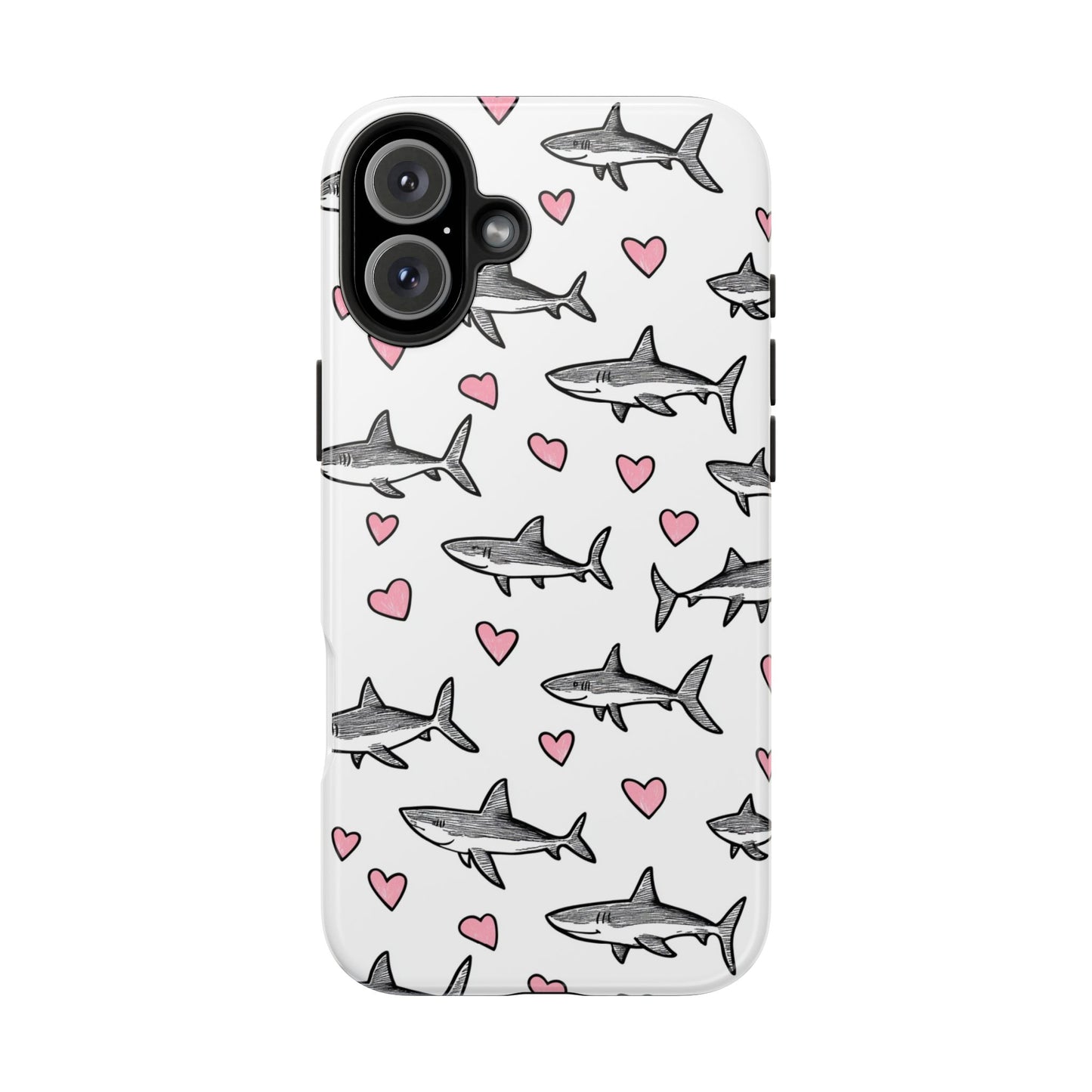 Animal Instinct | Shark Love Tough Phone Case