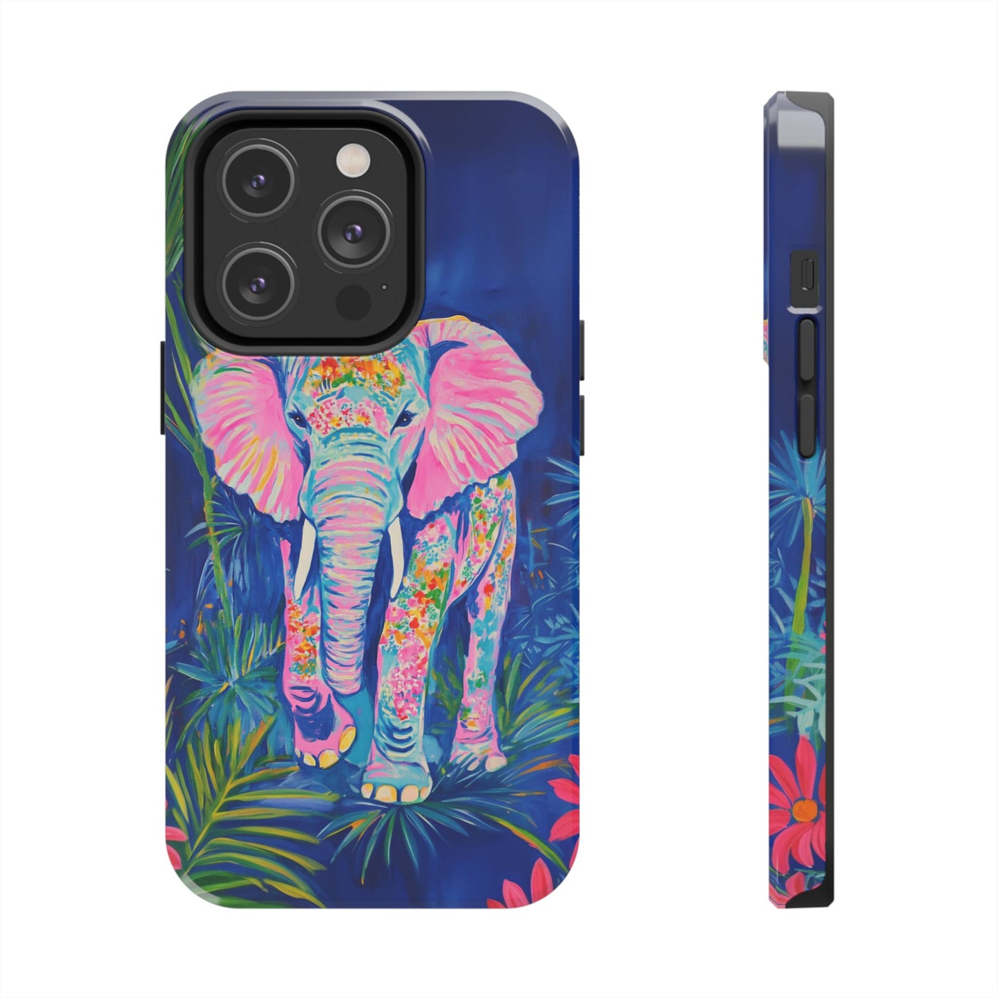 Animal Instinct | Vibrant Elephant Tough Phone Case