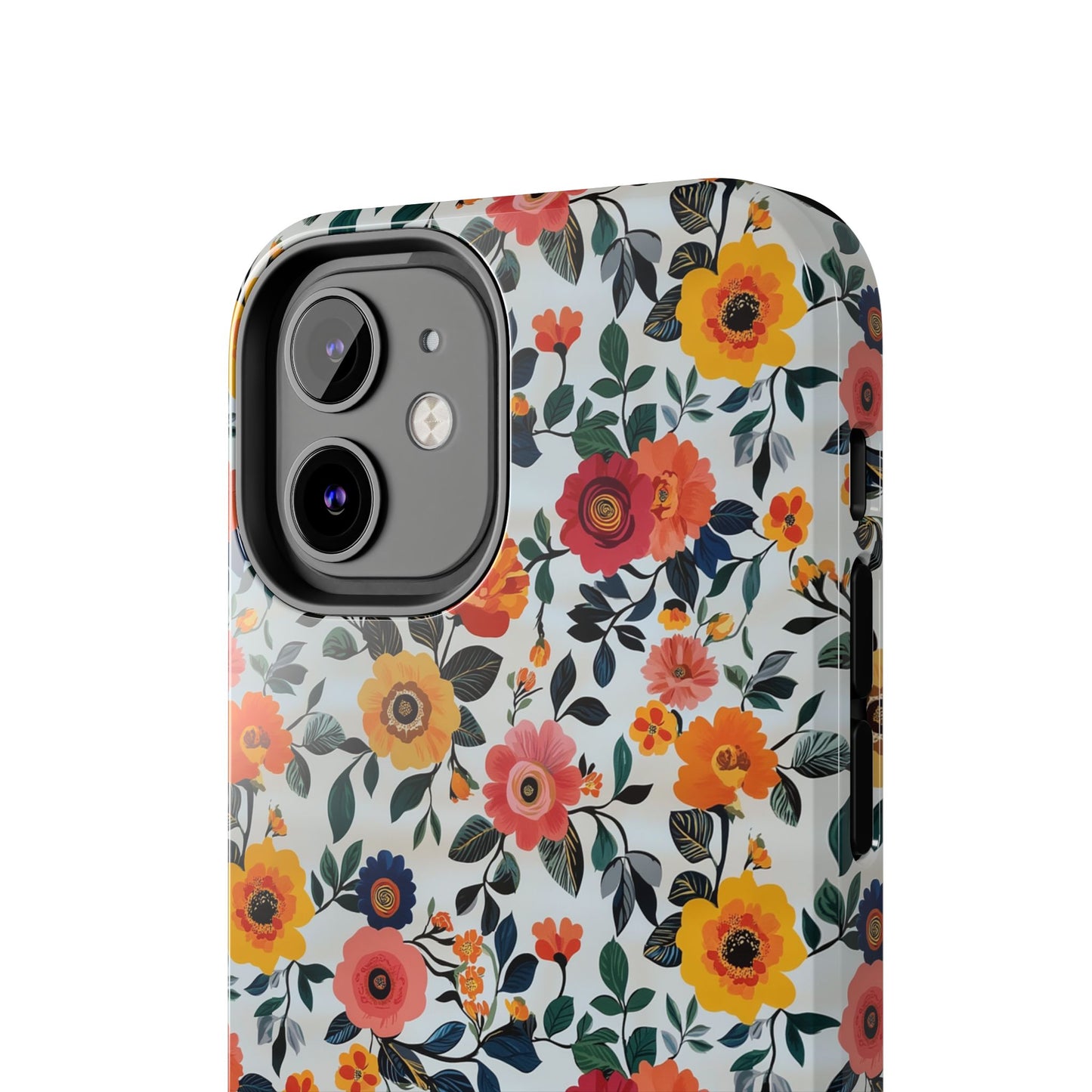 In Bloom | Small Colorful Flowers Tough Phone Cases
