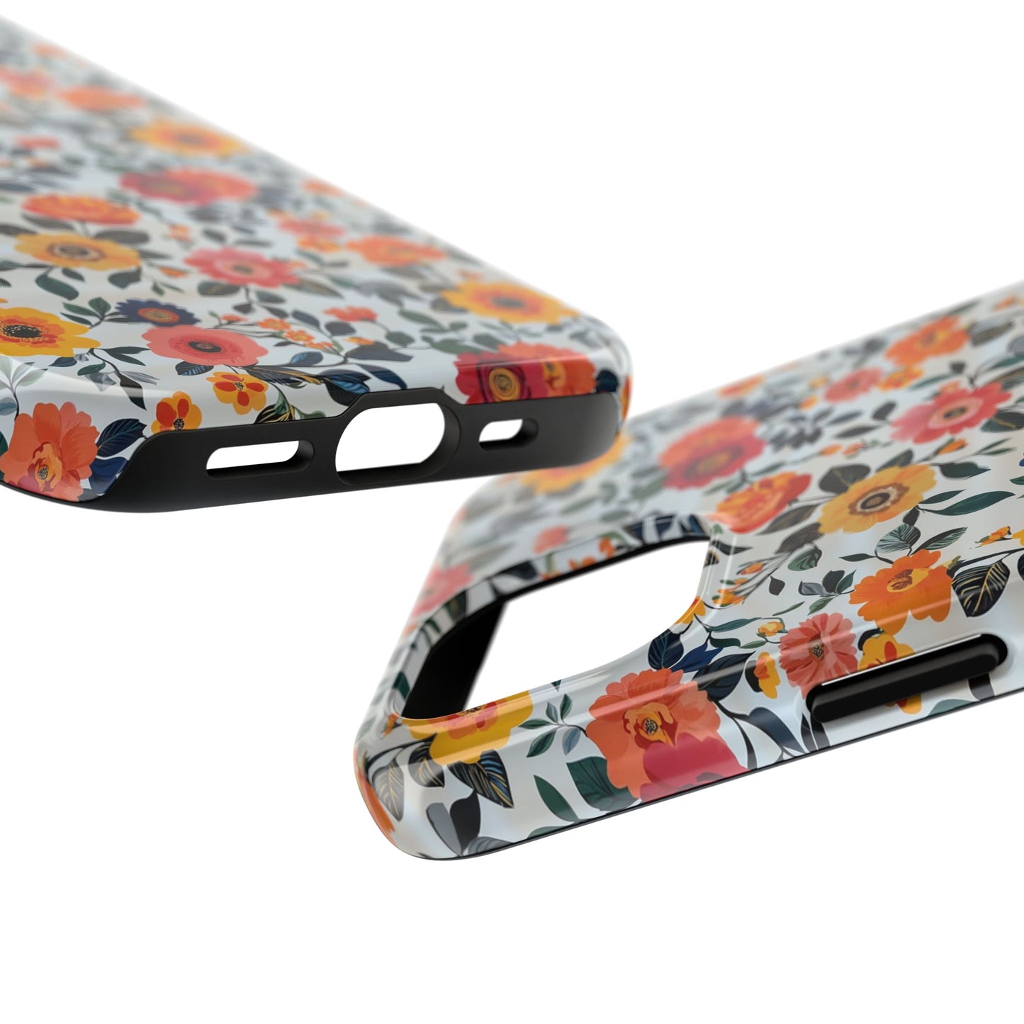 In Bloom | Small Colorful Flowers Tough Phone Cases