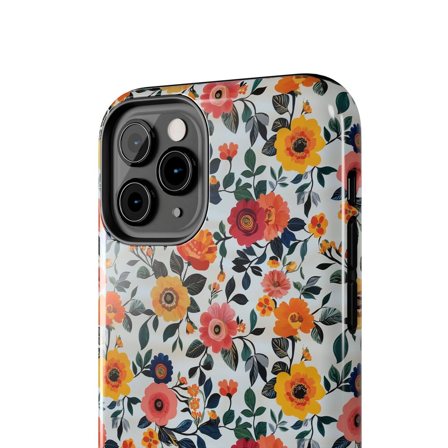 In Bloom | Small Colorful Flowers Tough Phone Cases