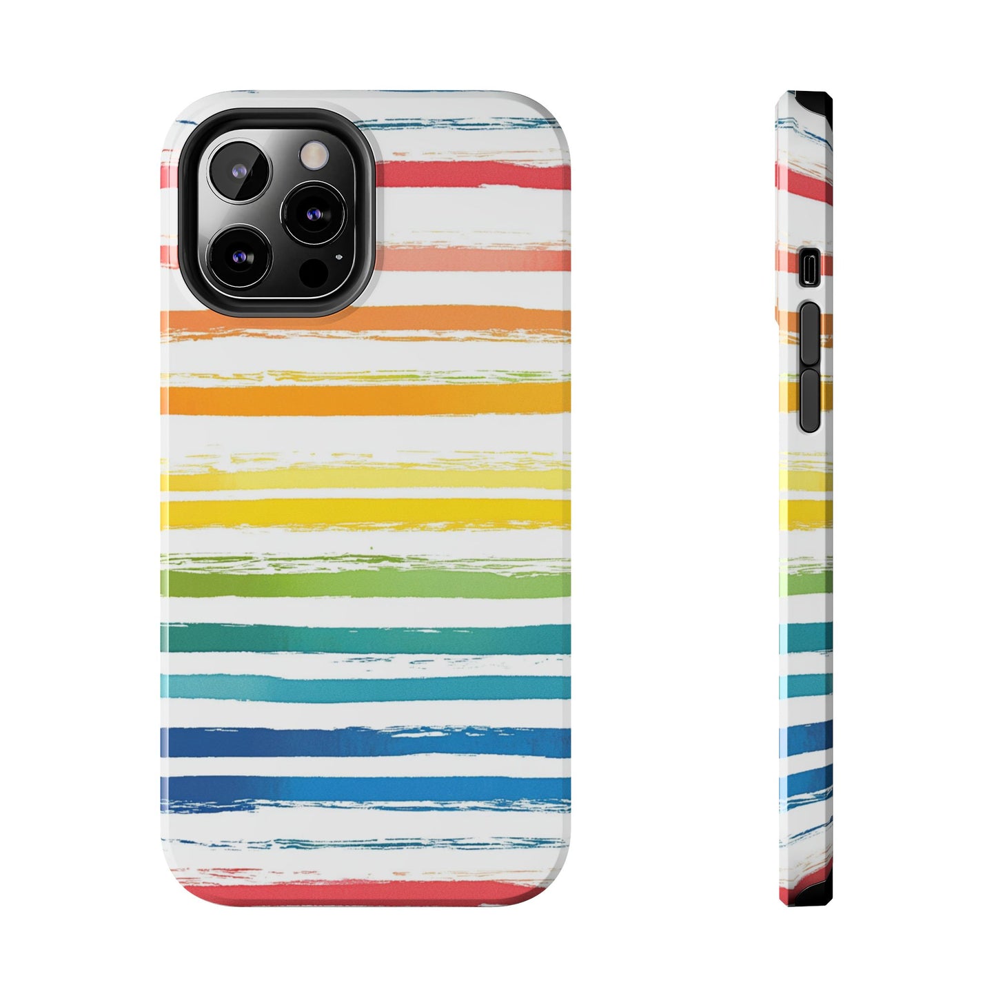 Vibrant Lines | Rainbow Stripes Phone Case