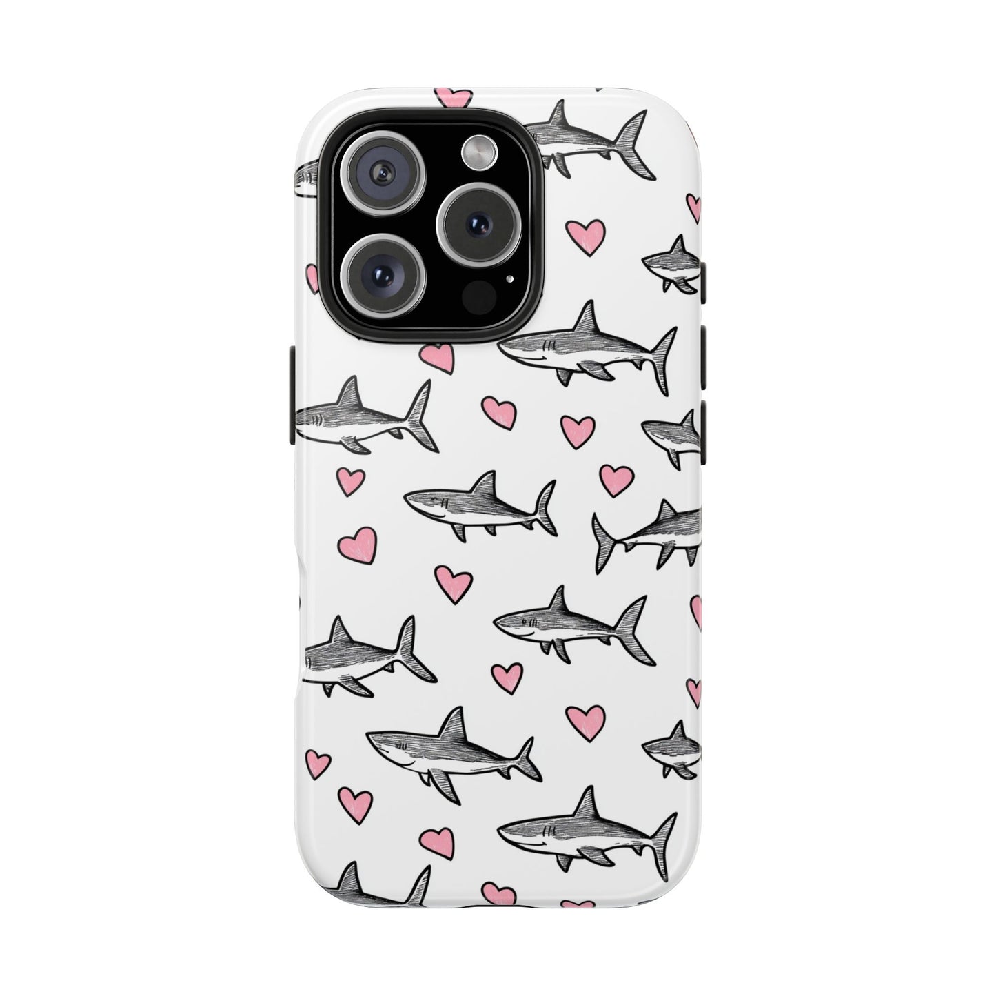 Animal Instinct | Shark Love Tough Phone Case