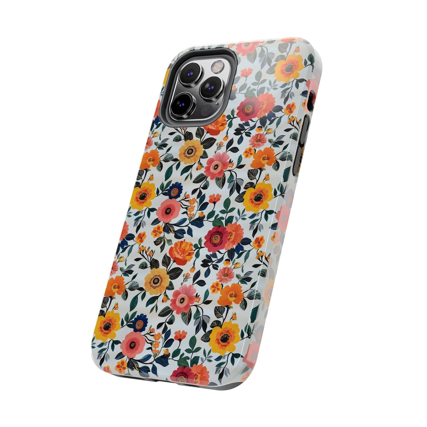 In Bloom | Small Colorful Flowers Tough Phone Cases