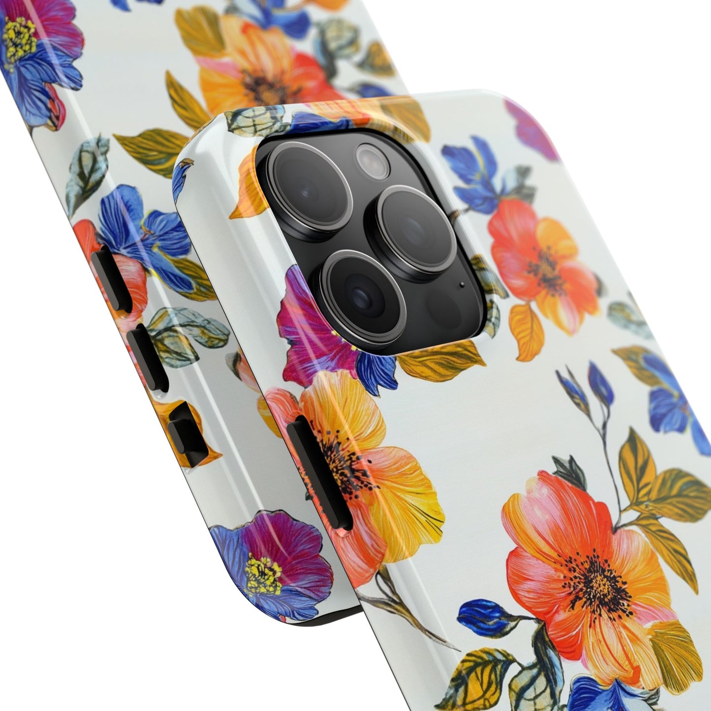 In Bloom | Colorful Florals Tough Phone Cases