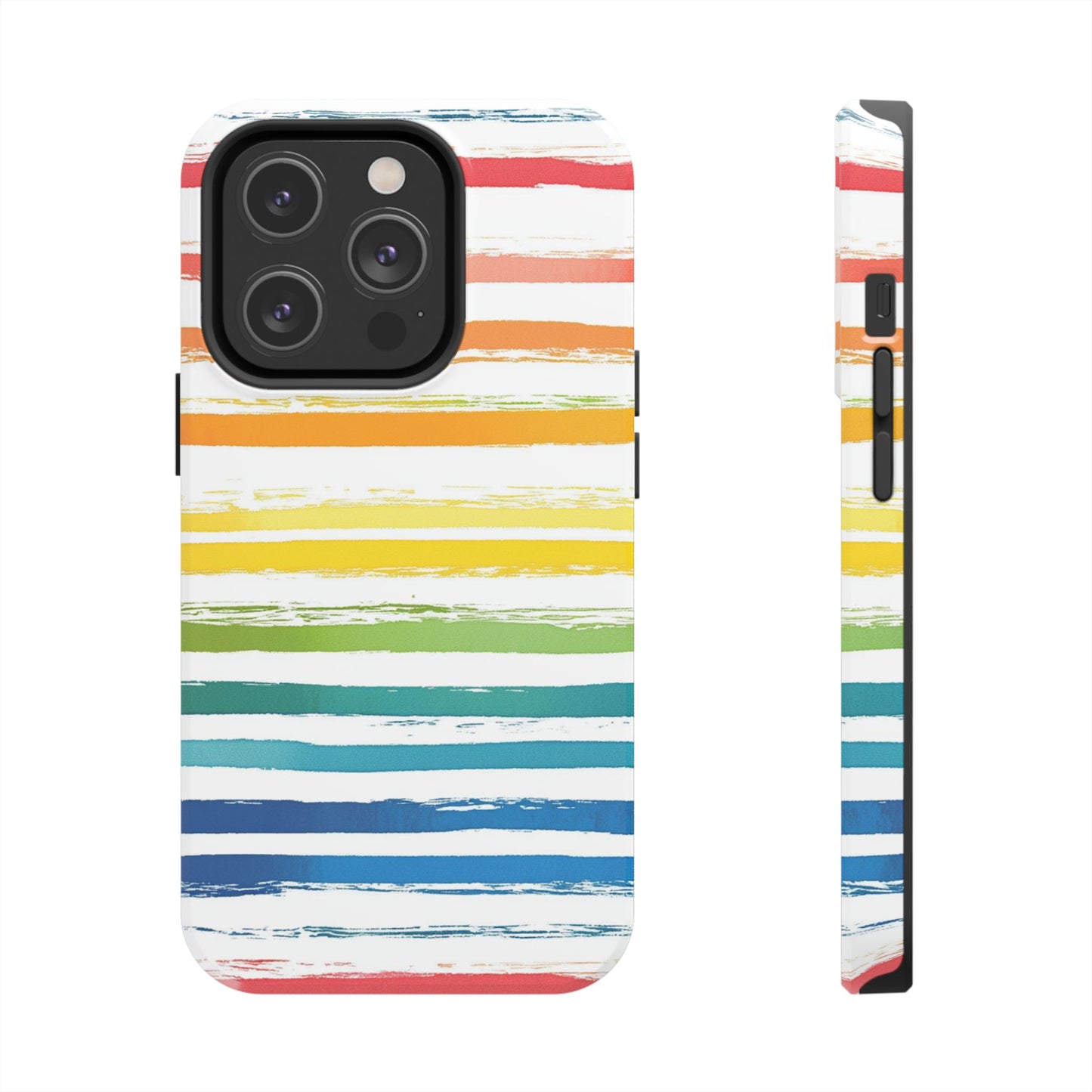 Vibrant Lines | Rainbow Stripes Phone Case