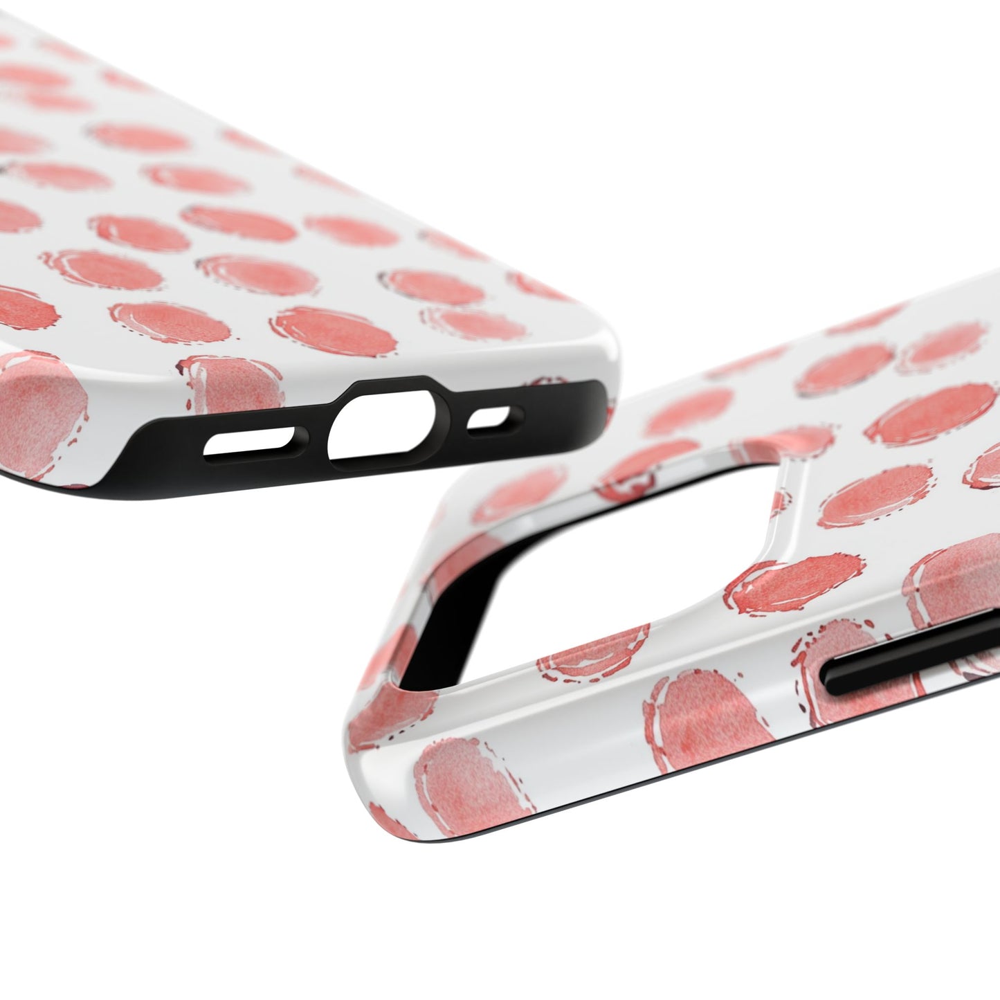 Trendy Spots | Pink Polka Dot Tough Phone Case
