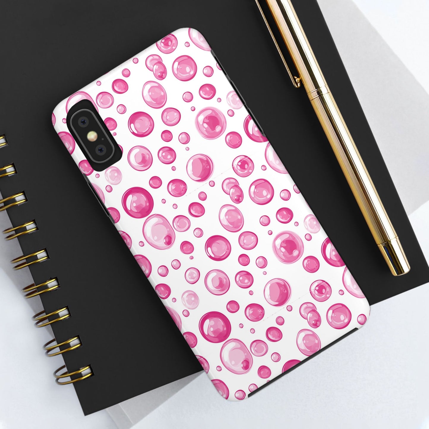 Trendy Spots | Pink Bubbles Phone Case