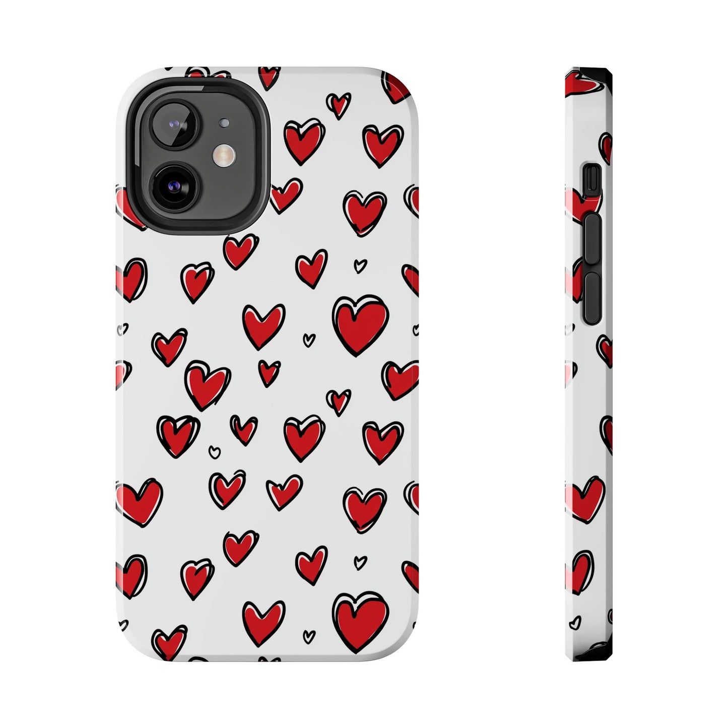 Love is in the Air | Red Hearts Tough Phone Case
