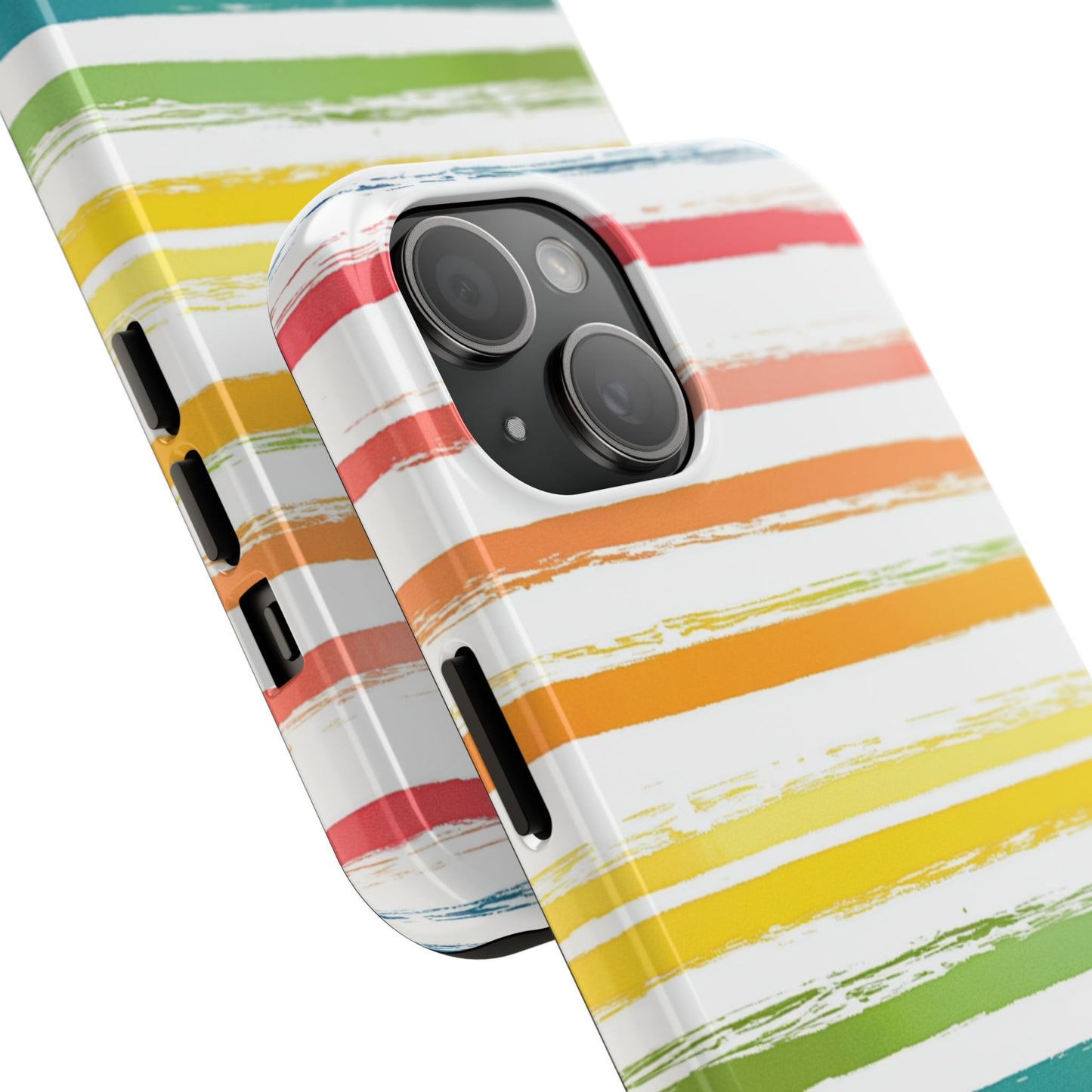 Vibrant Lines | Rainbow Stripes Phone Case
