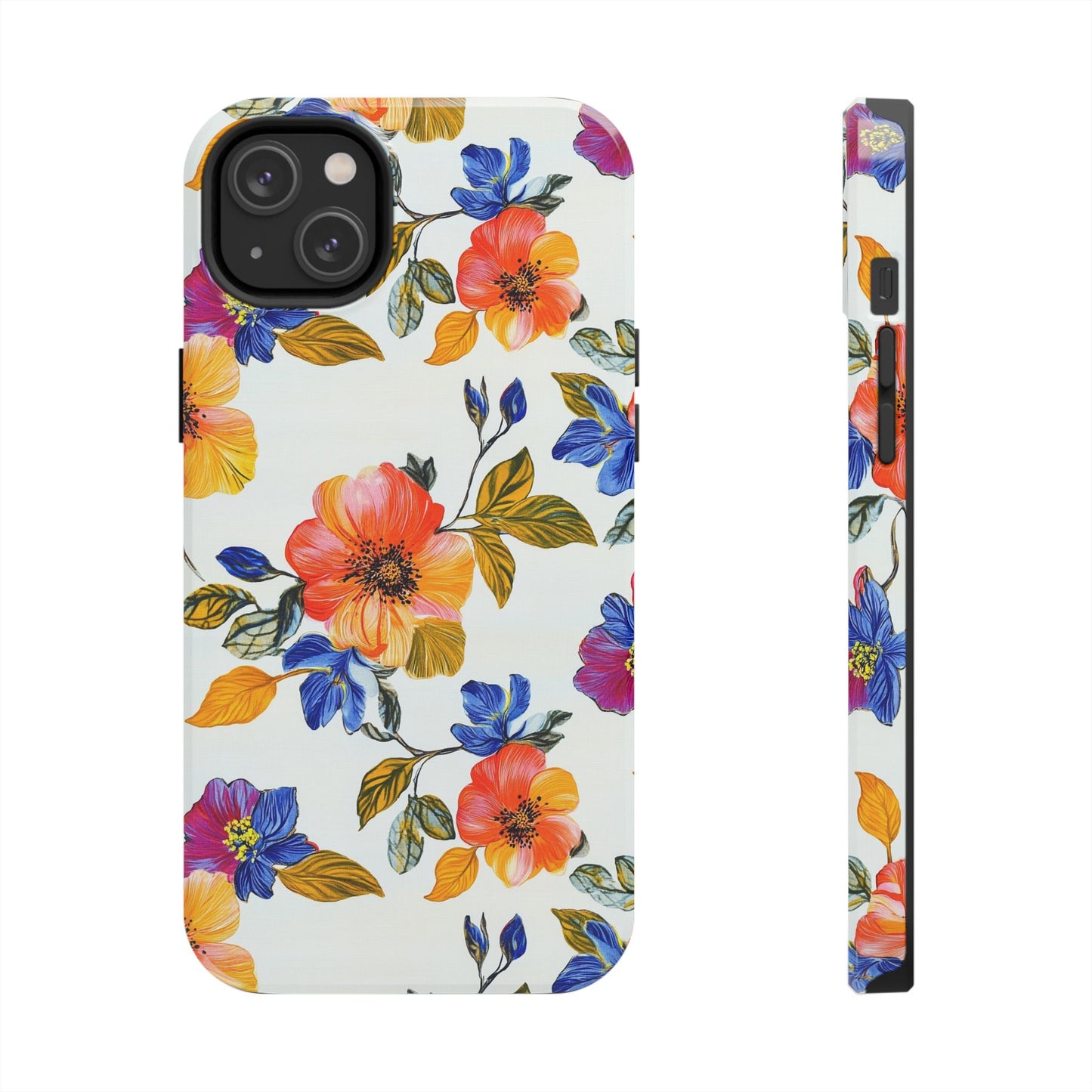 In Bloom | Colorful Florals Tough Phone Cases