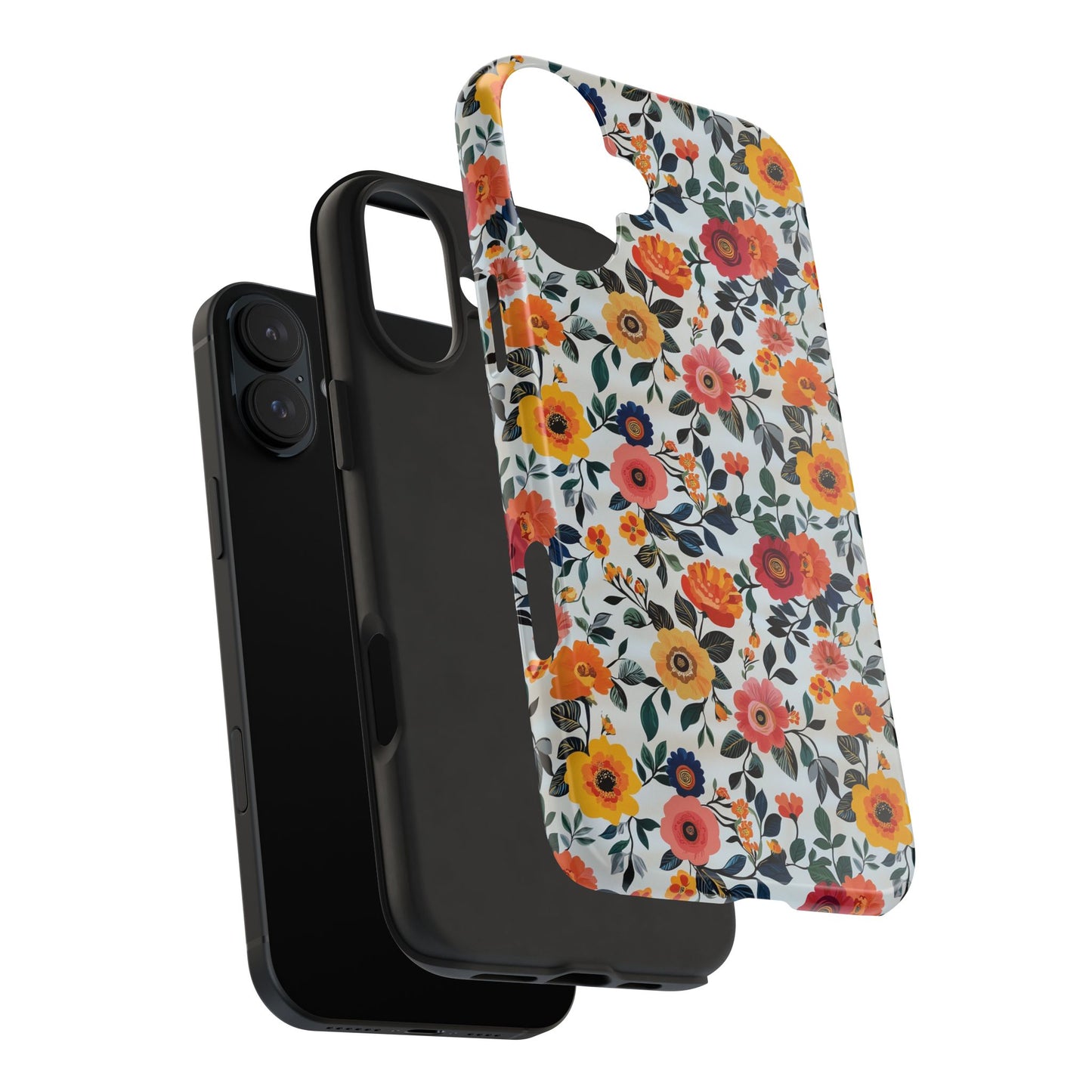 In Bloom | Small Colorful Flowers Tough Phone Cases