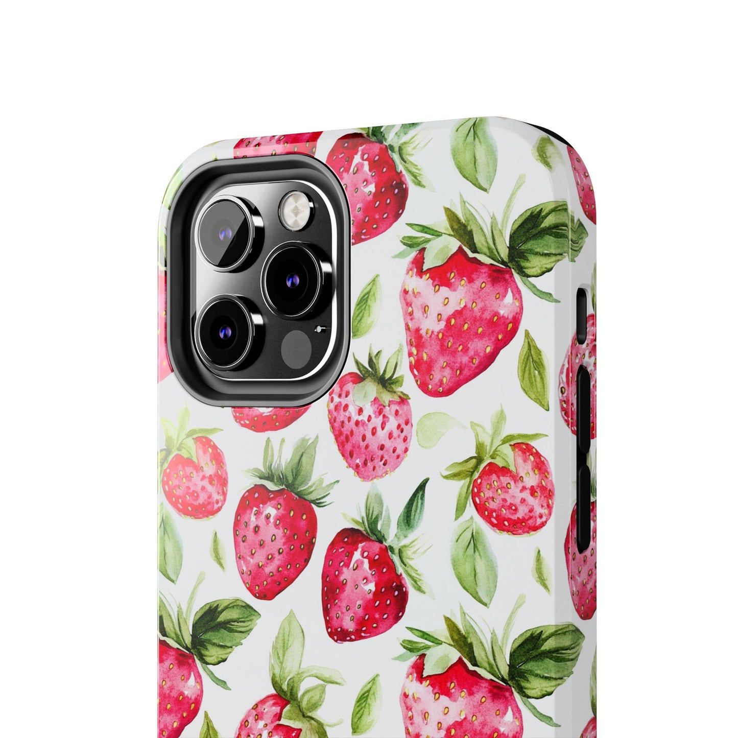Nature Lover | Strawberry Watercolor Tough Phone Case