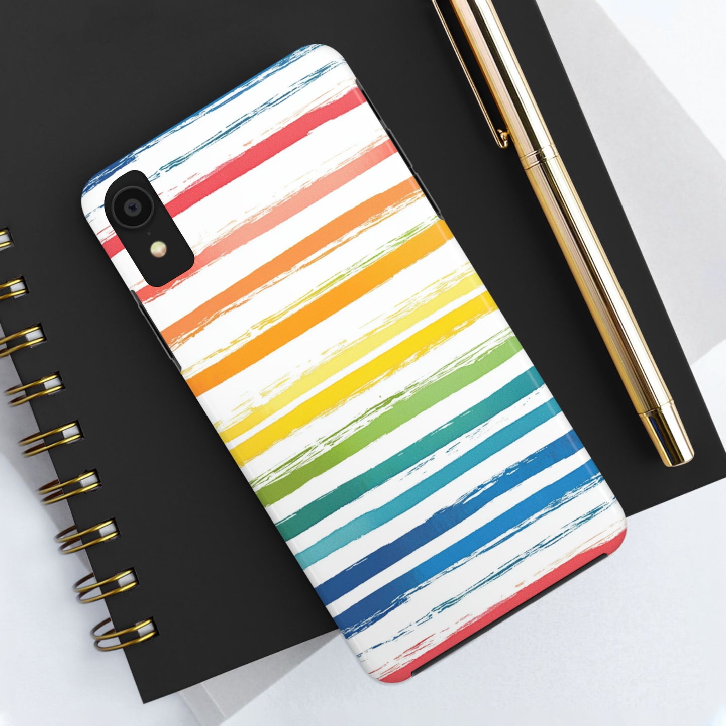 Vibrant Lines | Rainbow Stripes Phone Case