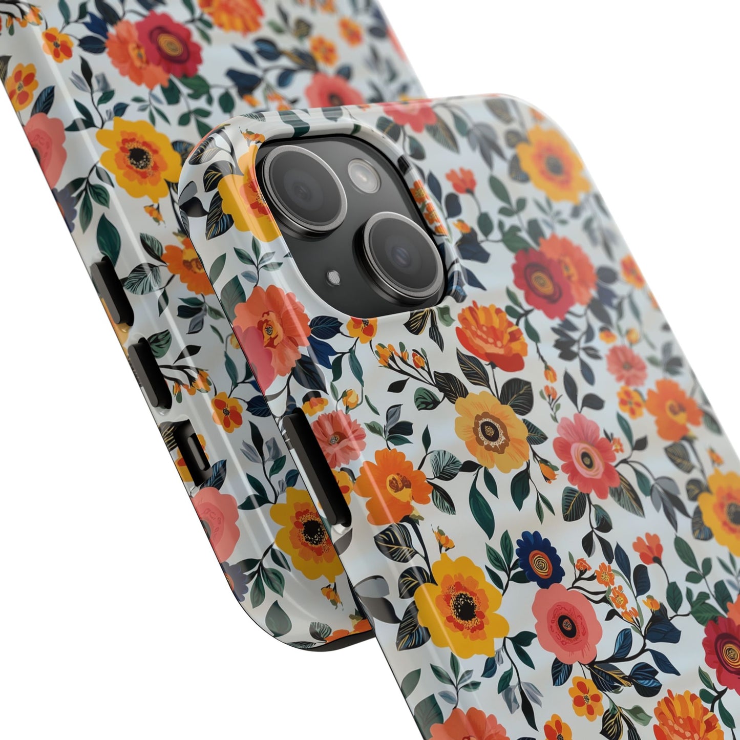 In Bloom | Small Colorful Flowers Tough Phone Cases