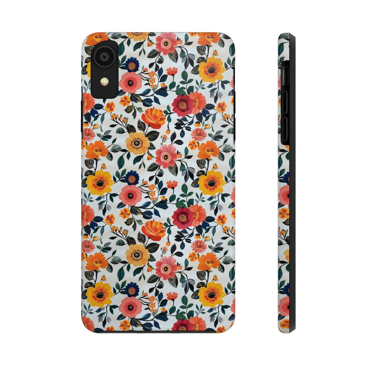 In Bloom | Small Colorful Flowers Tough Phone Cases
