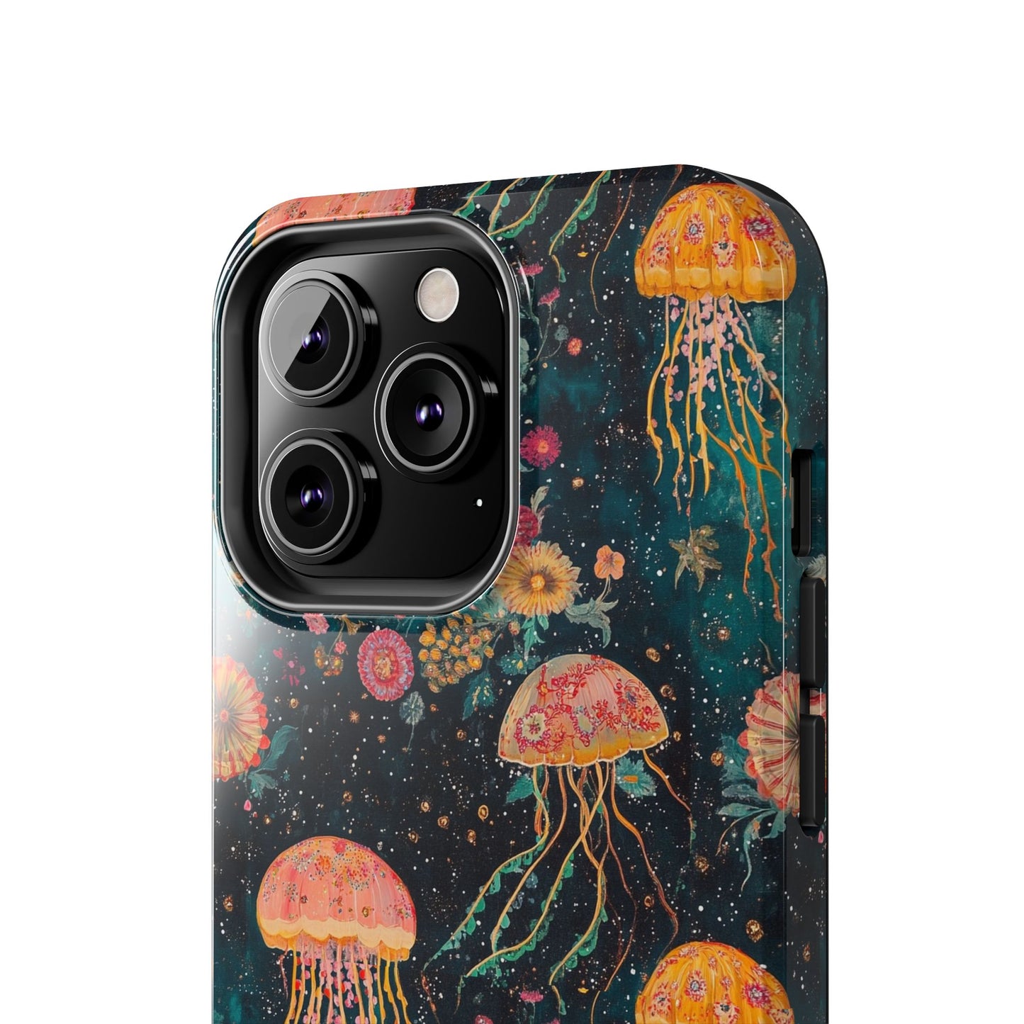 Under the Sea | Jellyfish Phone Cases, Floral Ocean Design, Sea Creature Protective Cover, Unique Tech Accessories, Underwater Theme Gifts, Tough Phone