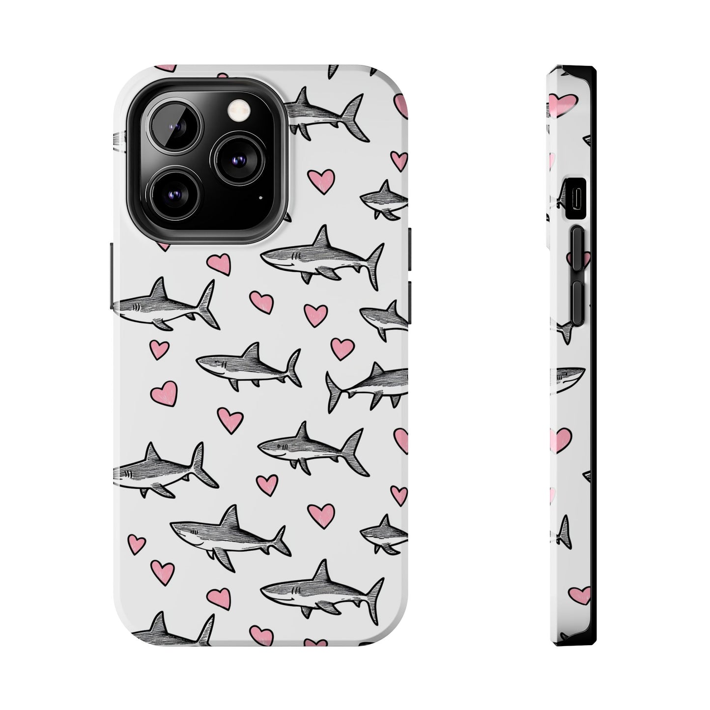 Animal Instinct | Shark Love Tough Phone Case