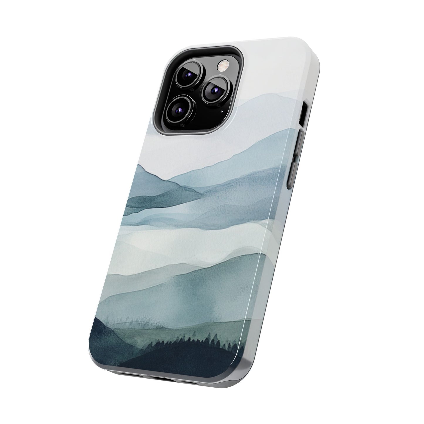 Majestic Mountains | Watercolor Mountain Scene Tough Phone Case