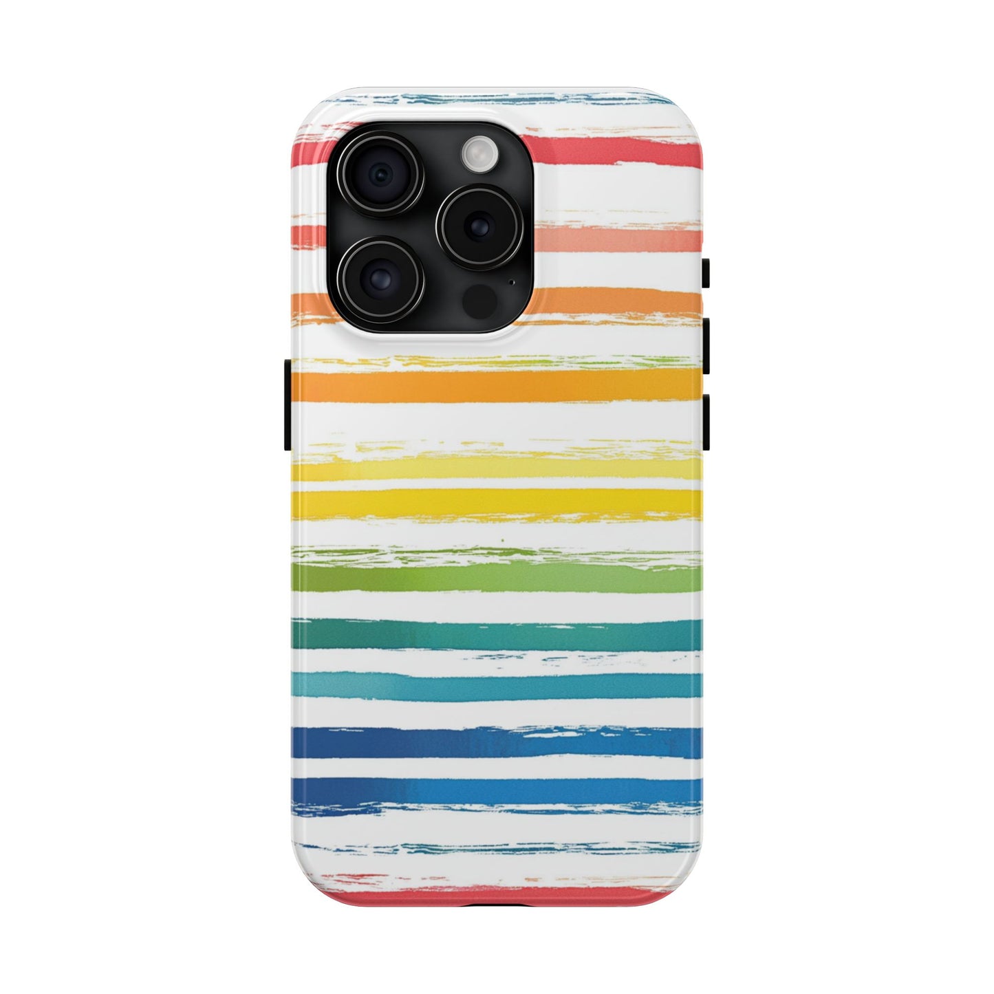 Vibrant Lines | Rainbow Stripes Phone Case