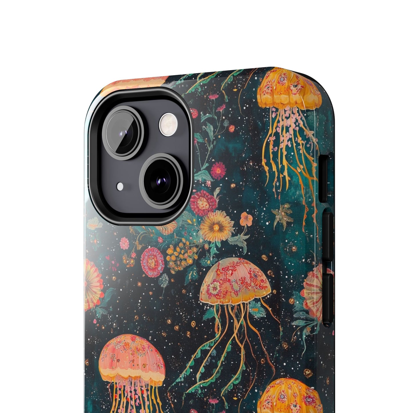 Under the Sea | Jellyfish Phone Cases, Floral Ocean Design, Sea Creature Protective Cover, Unique Tech Accessories, Underwater Theme Gifts, Tough Phone