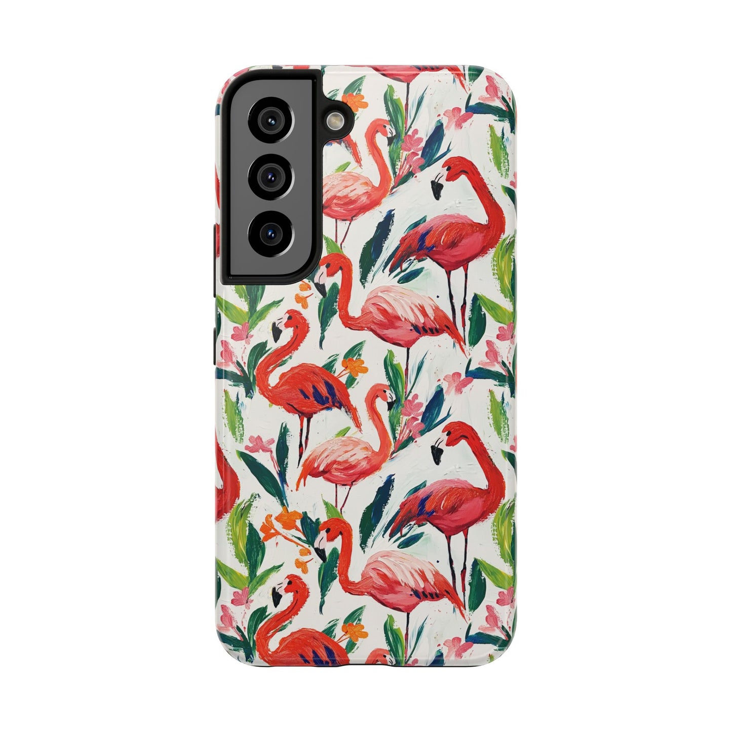Animal Instinct | Flamingos Tough Phone Case