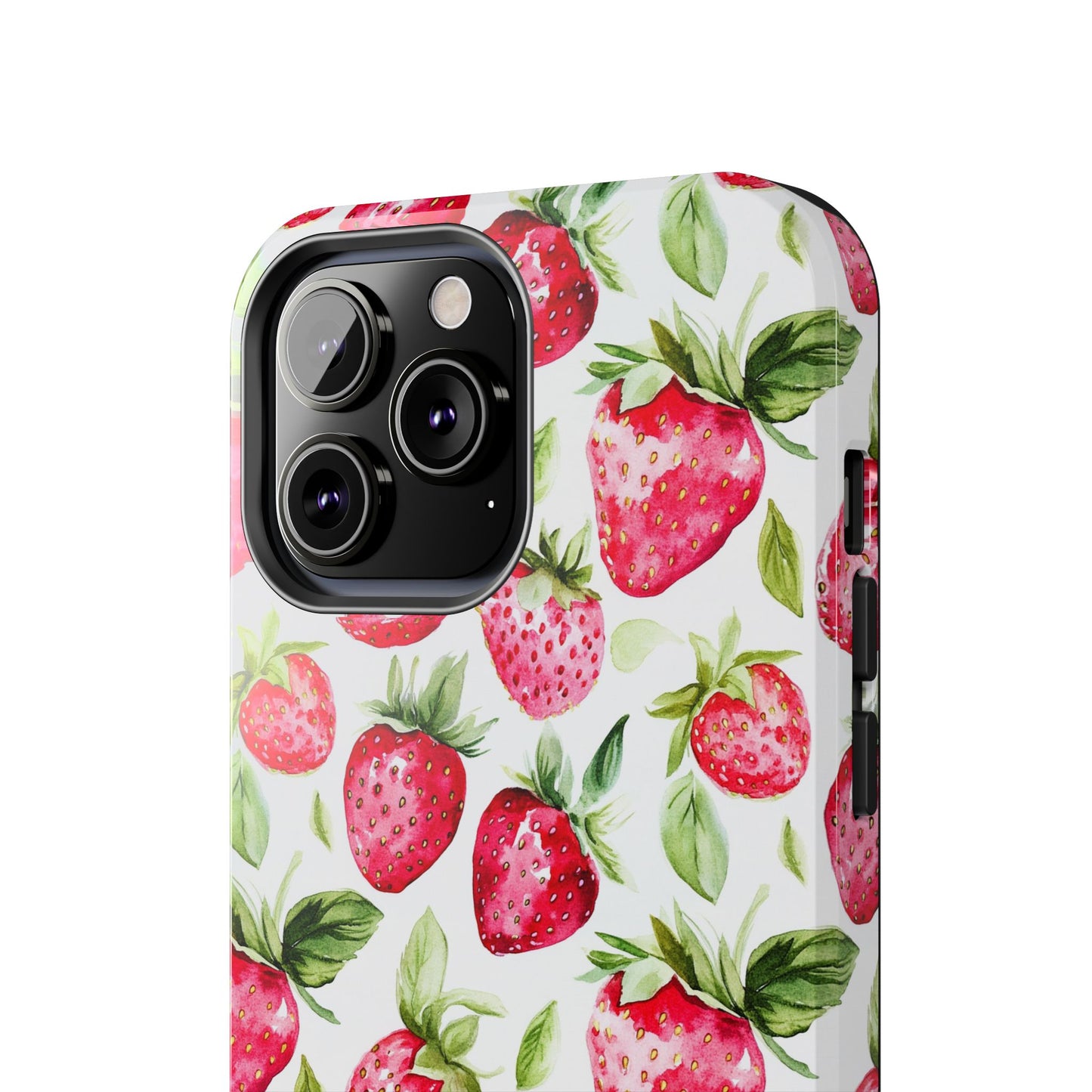 Nature Lover | Strawberry Watercolor Tough Phone Case
