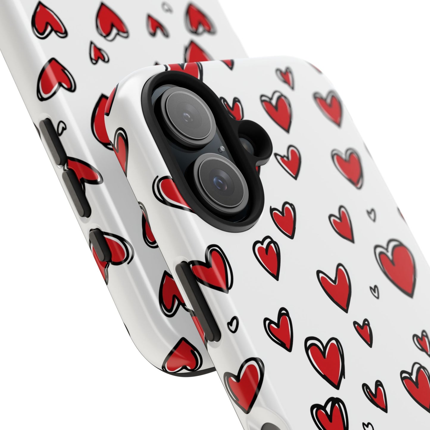 Love is in the Air | Red Hearts Tough Phone Case