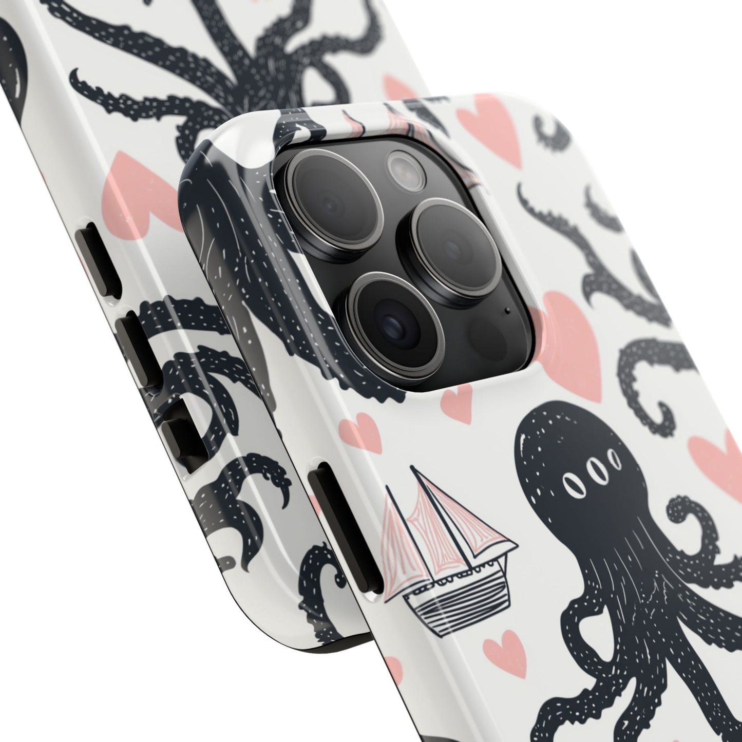 Quirky Chic | Kraken Boat Love Tough Phone Case