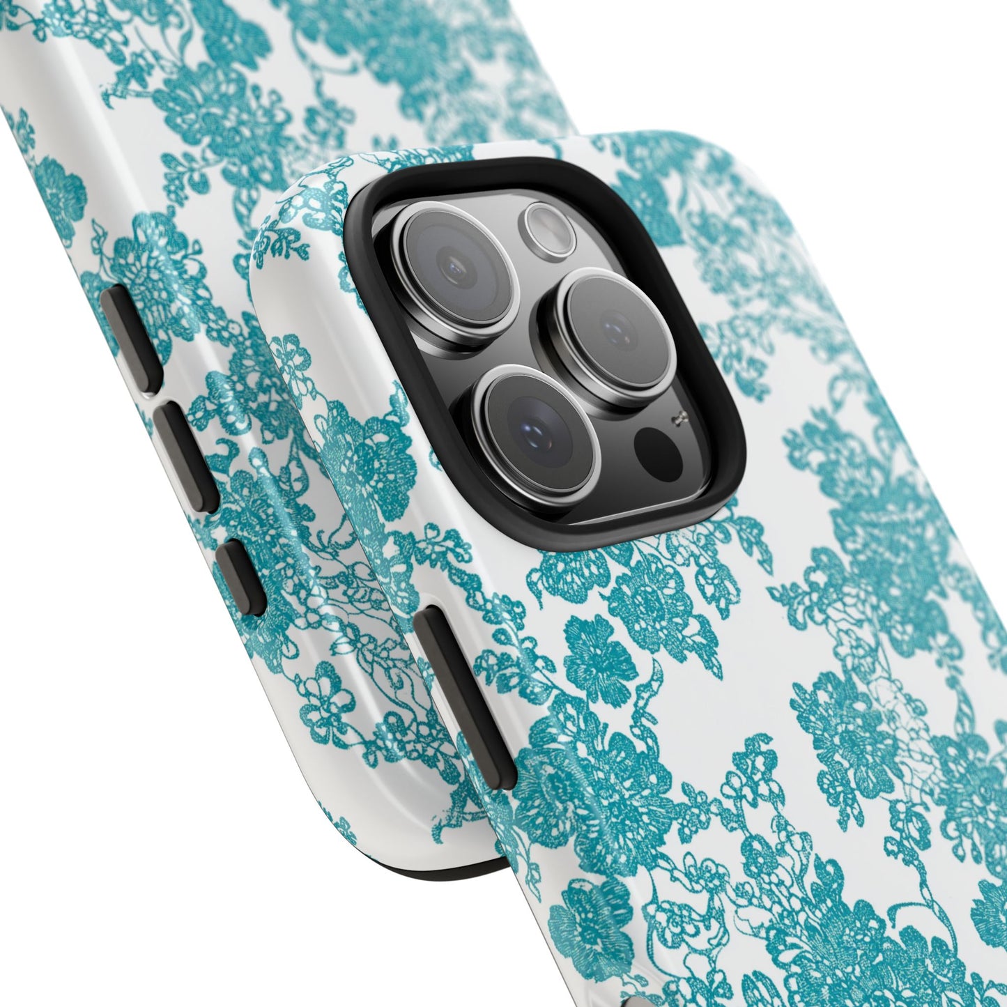 Boho Bliss | Teal on White Lace