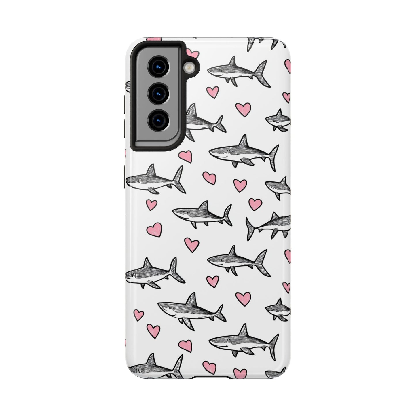 Animal Instinct | Shark Love Tough Phone Case